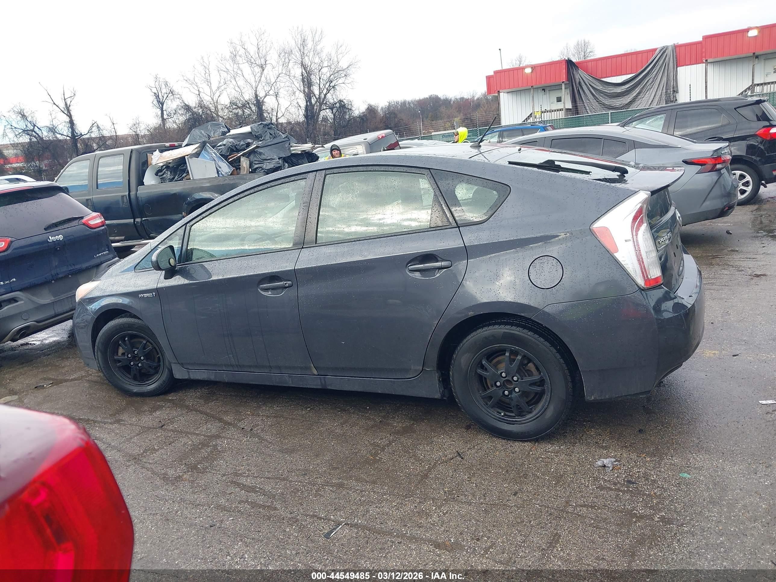 2012 Toyota Prius Two Gray vin: JTDKN3DU0C5458802