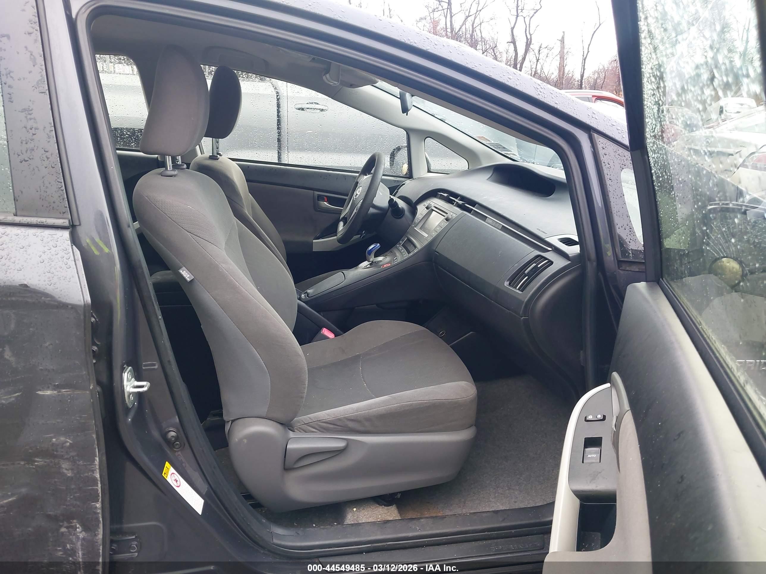 2012 Toyota Prius Two Gray vin: JTDKN3DU0C5458802