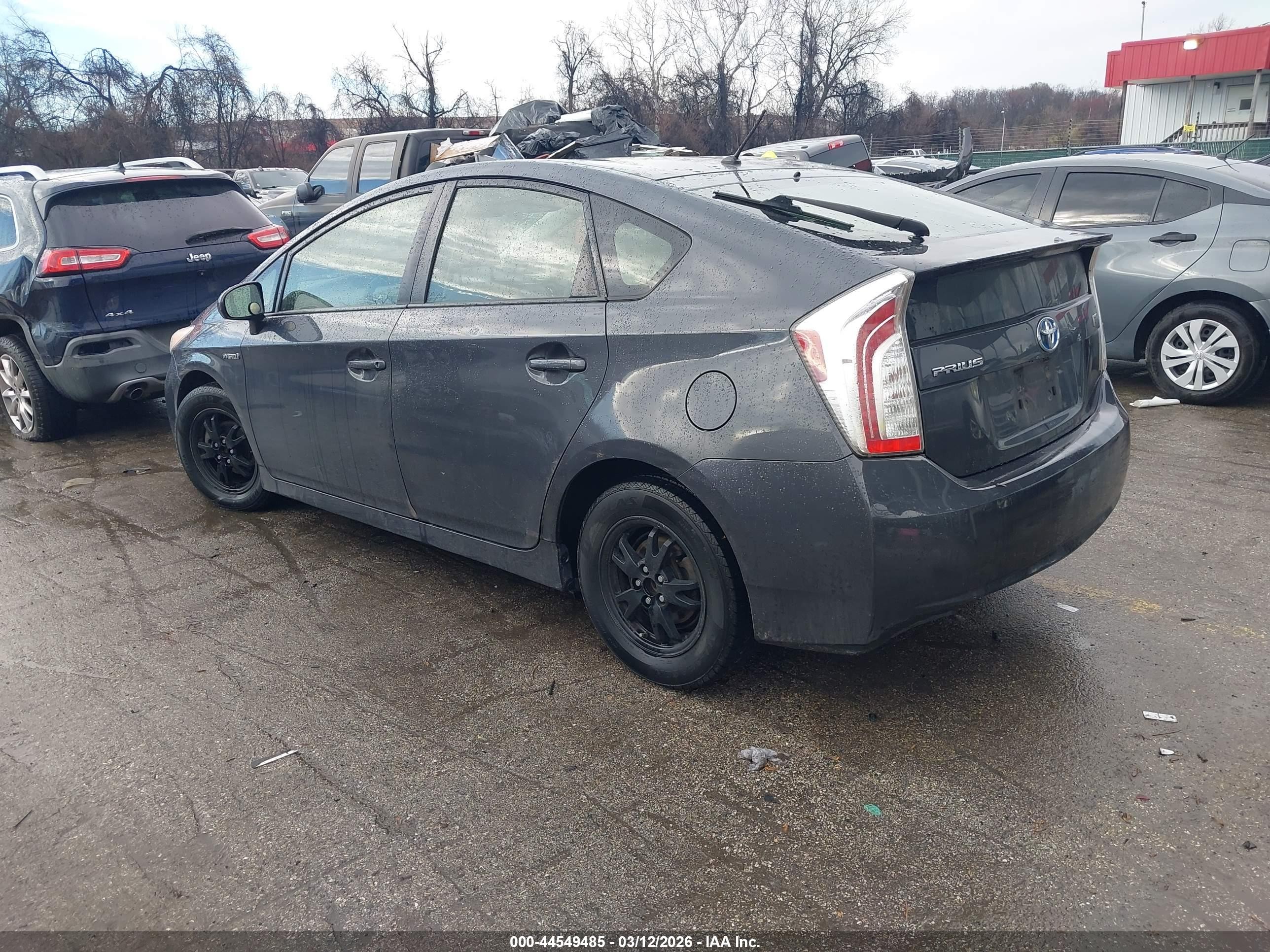 2012 Toyota Prius Two Gray vin: JTDKN3DU0C5458802