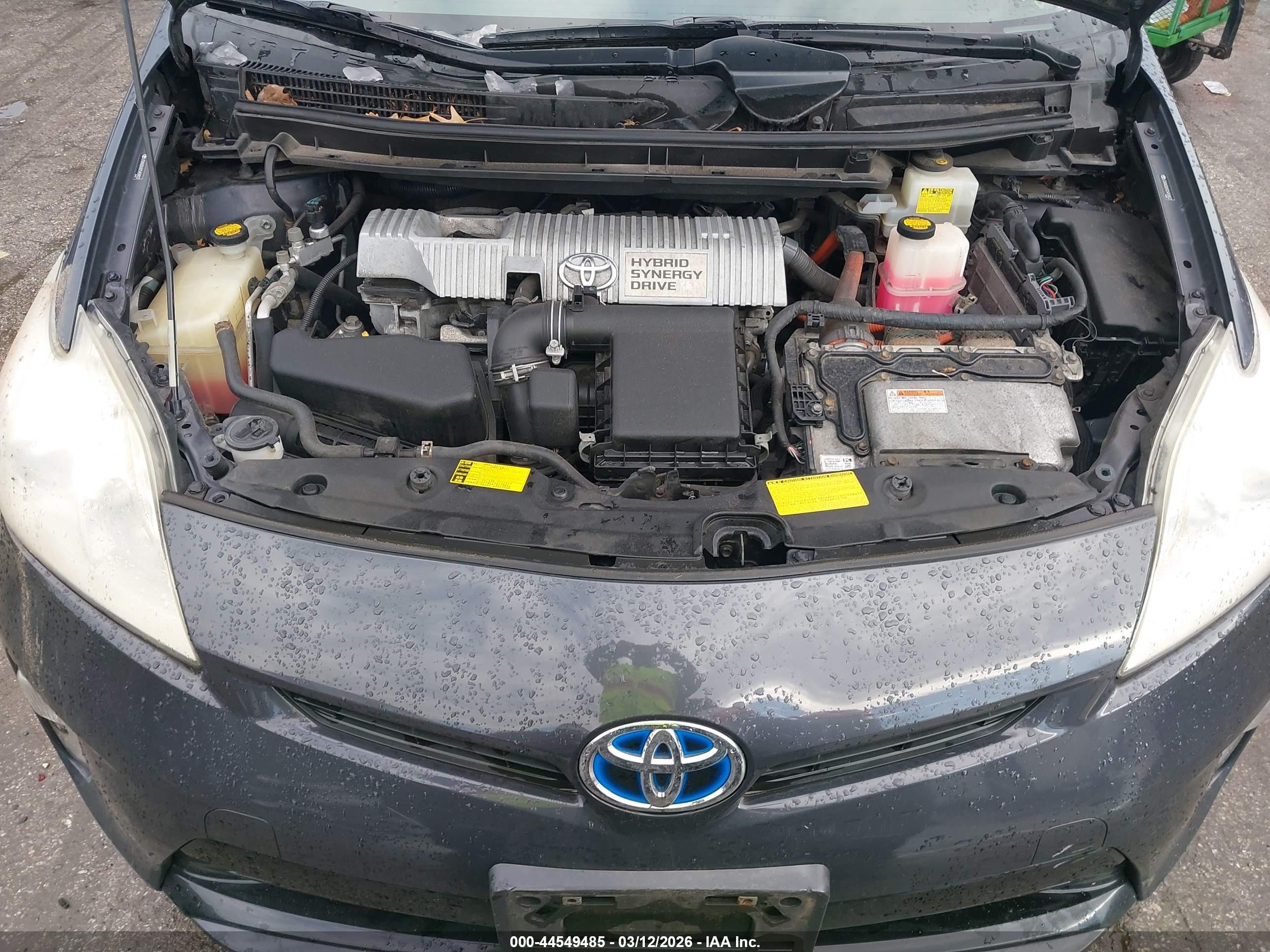 2012 Toyota Prius Two Gray vin: JTDKN3DU0C5458802