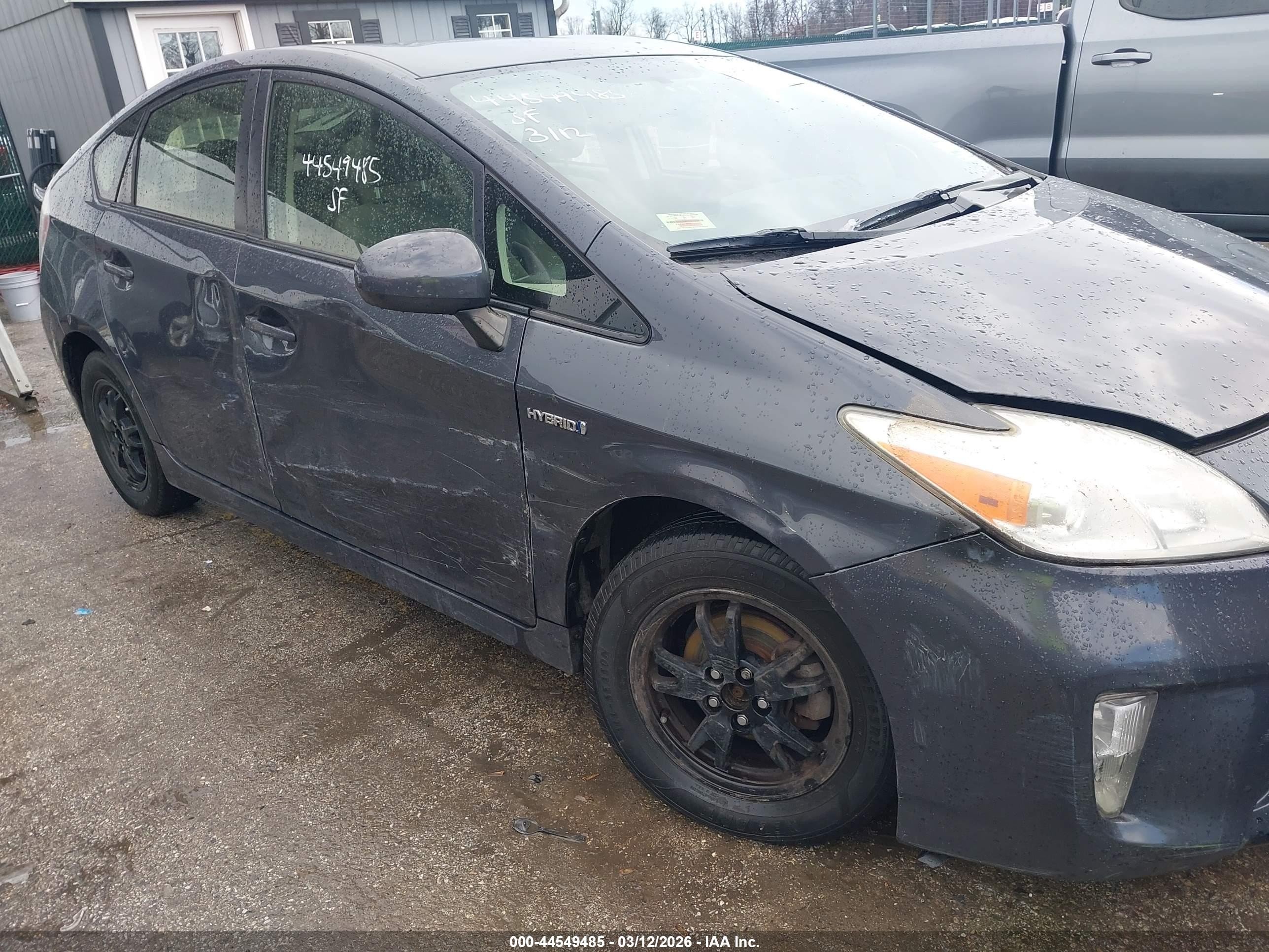 2012 Toyota Prius Two Gray vin: JTDKN3DU0C5458802