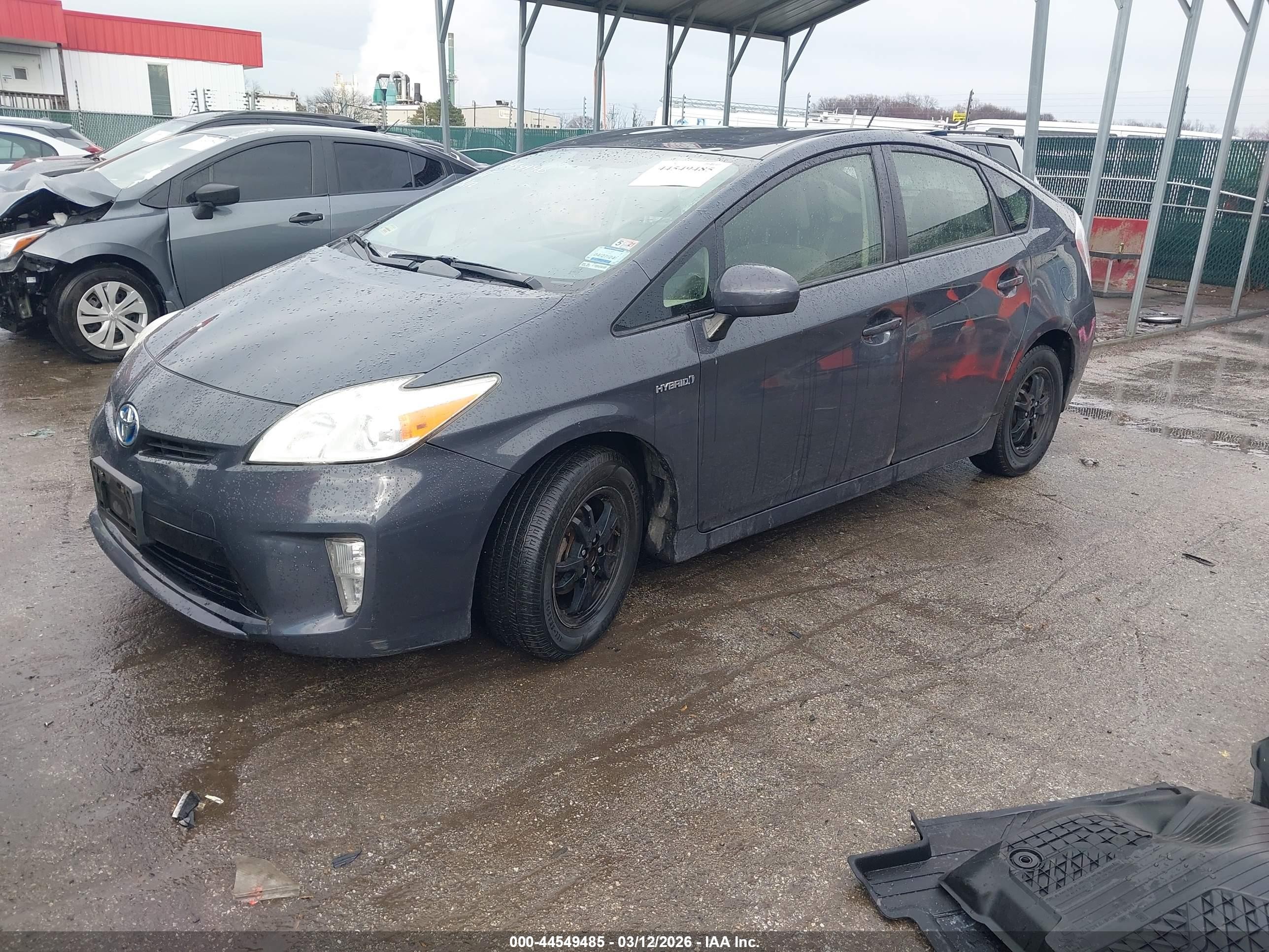 2012 Toyota Prius Two Gray vin: JTDKN3DU0C5458802