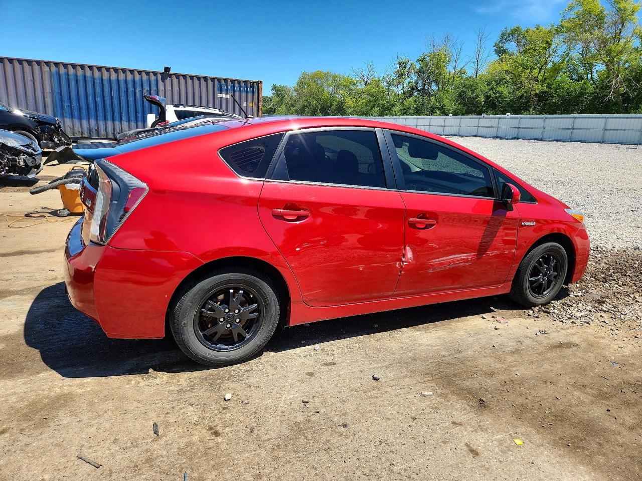 2012 Toyota Prius Two Red vin: JTDKN3DU0C5475812