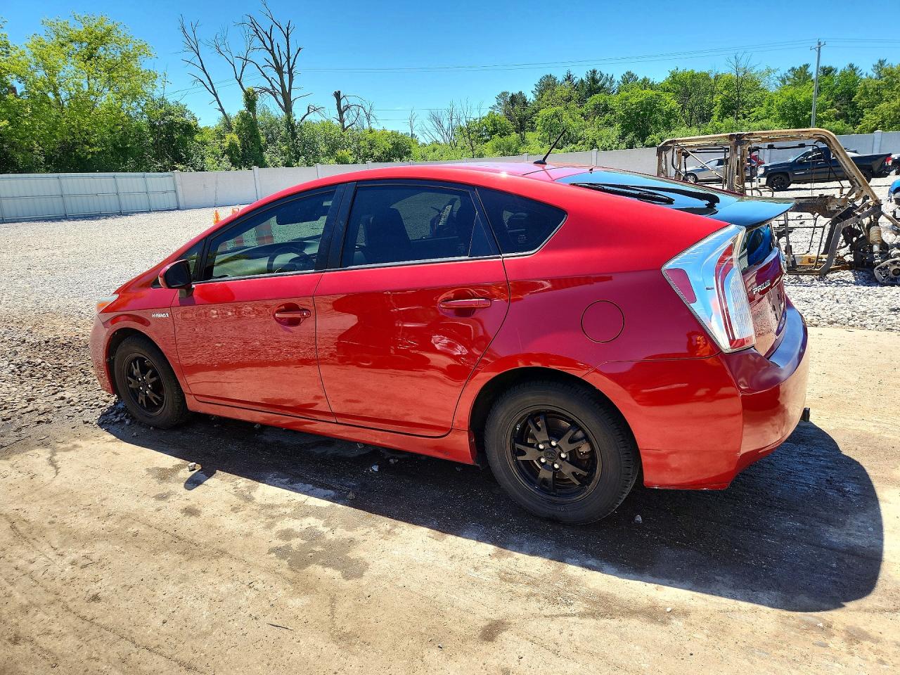 2012 Toyota Prius Two Red vin: JTDKN3DU0C5475812