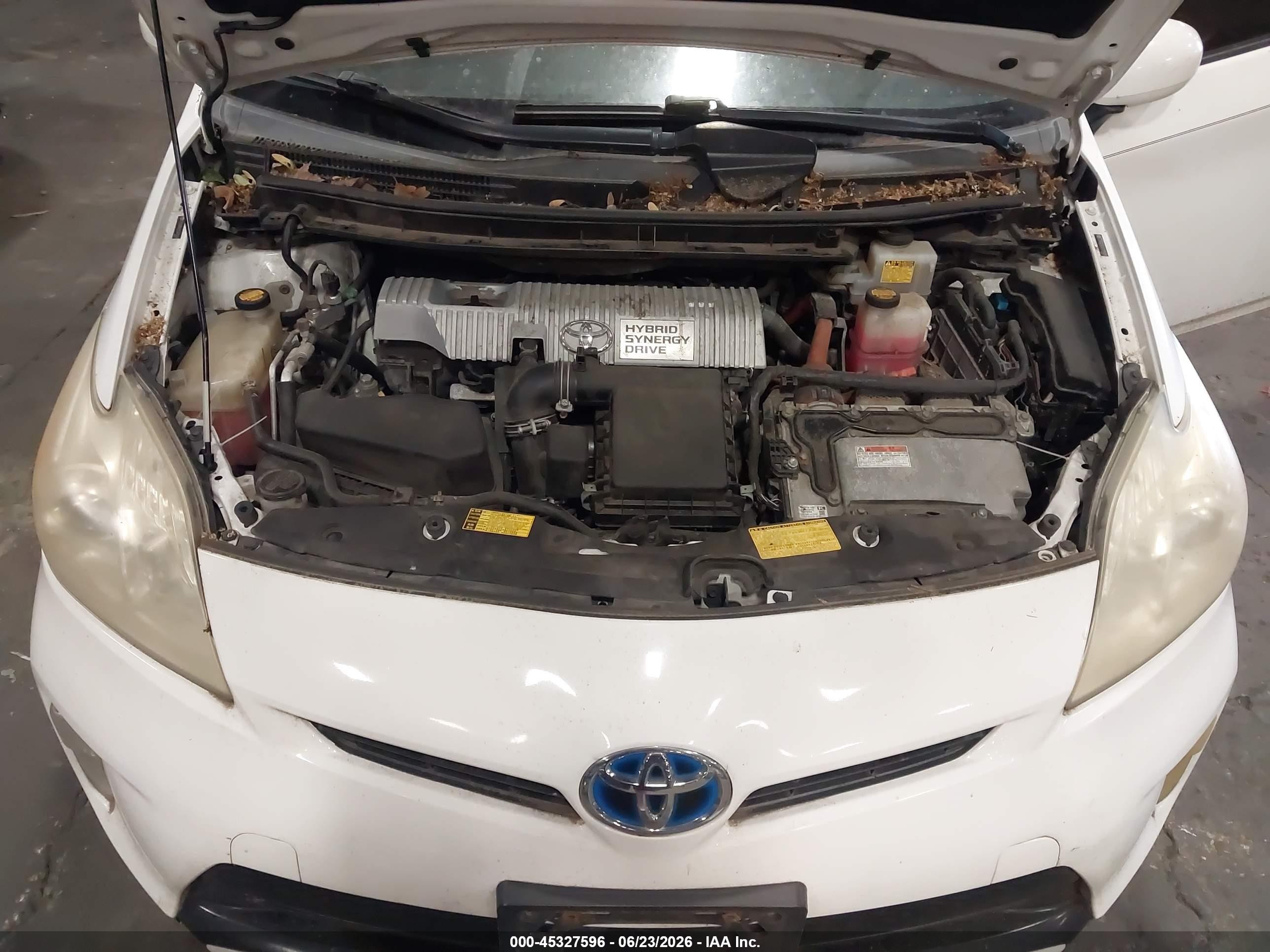 2012 Toyota Prius Two White vin: JTDKN3DU0C5478838