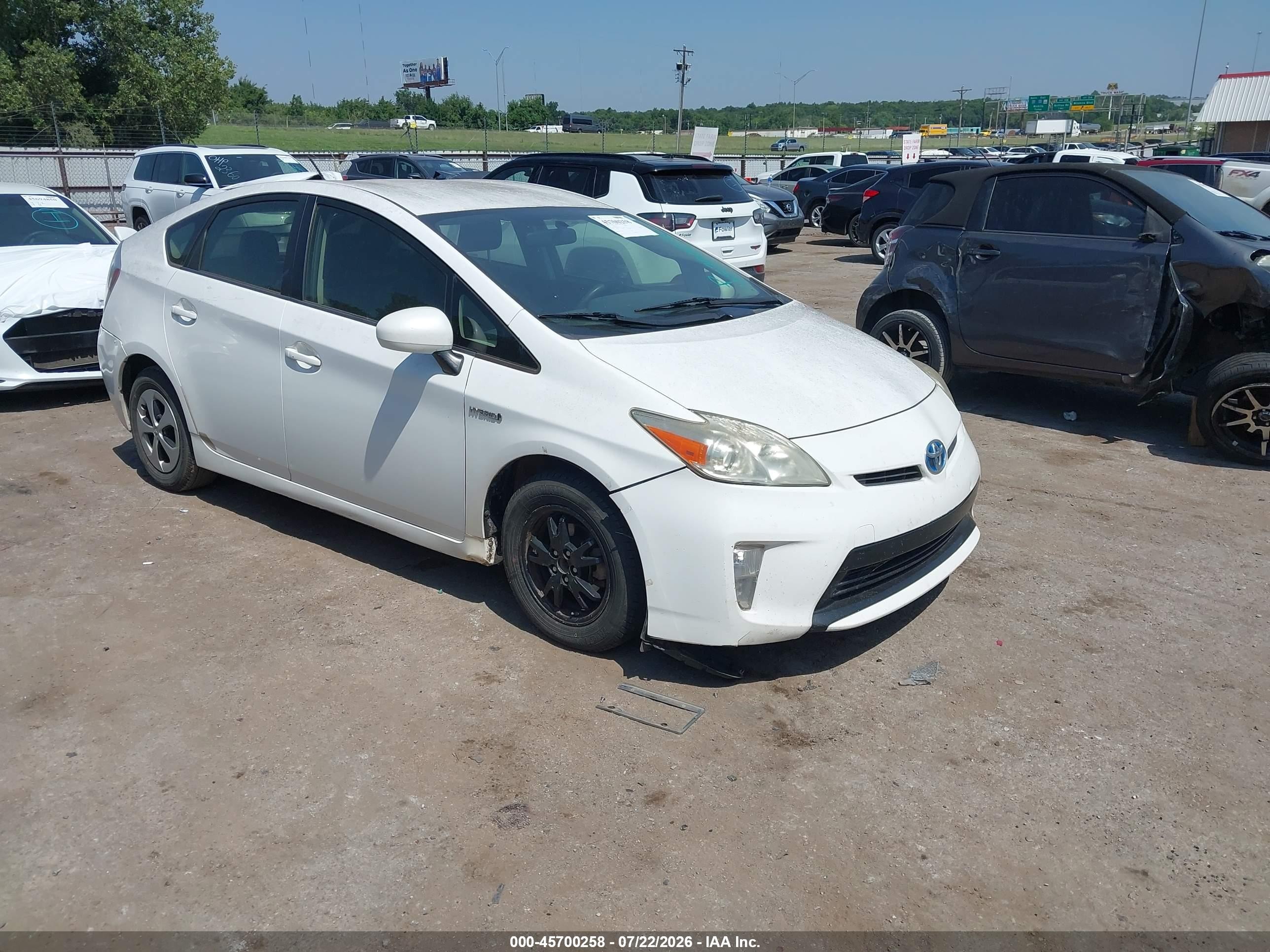 2012 Toyota Prius Two Gray vin: JTDKN3DU0C5489631