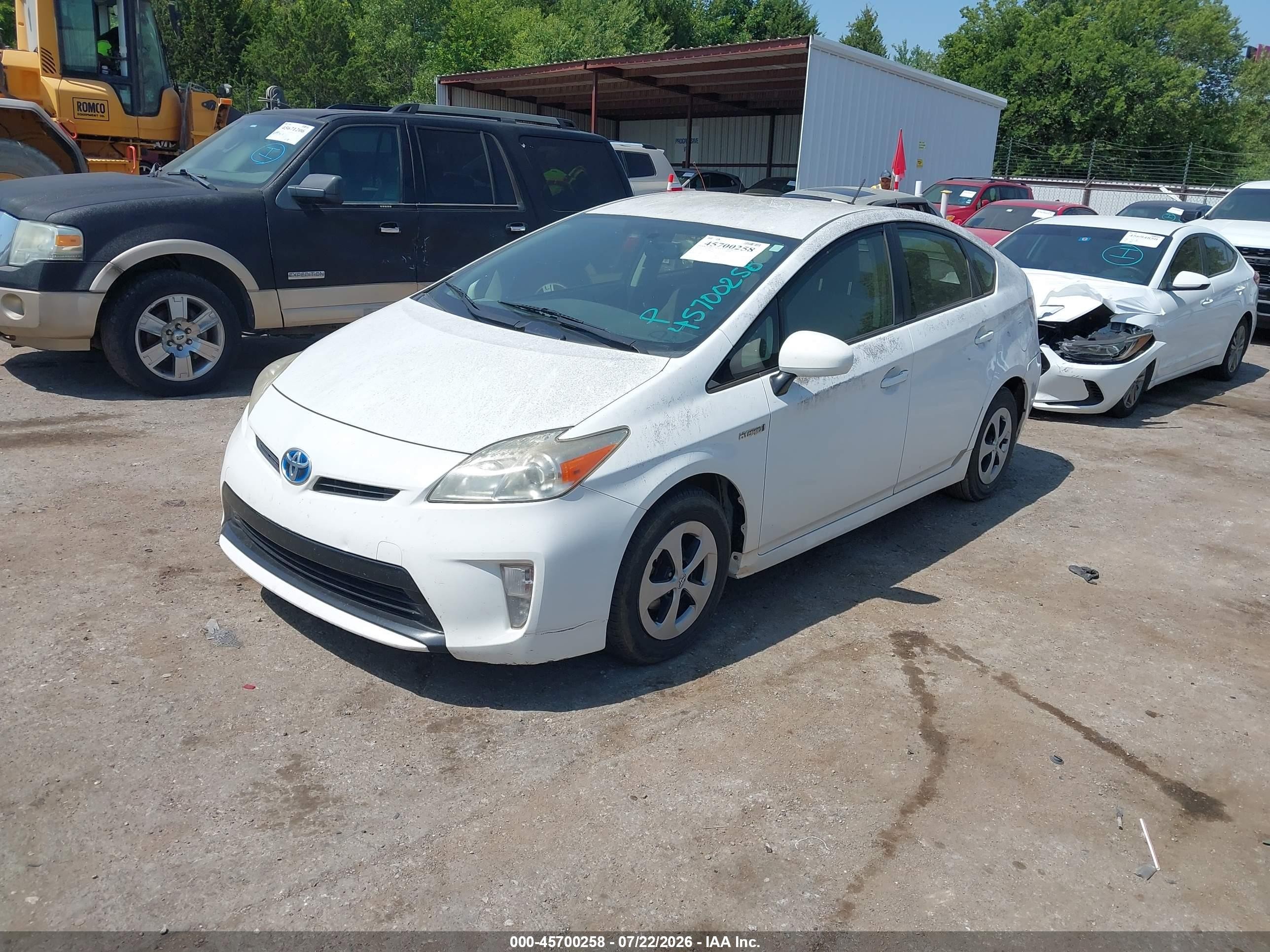 2012 Toyota Prius Two Gray vin: JTDKN3DU0C5489631