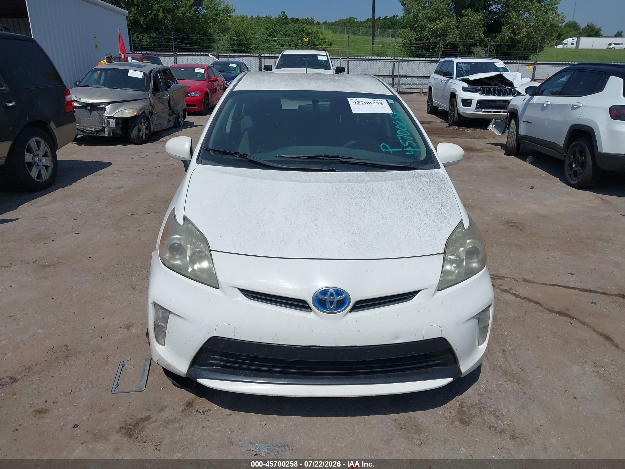 2012 Toyota Prius Two Gray vin: JTDKN3DU0C5489631