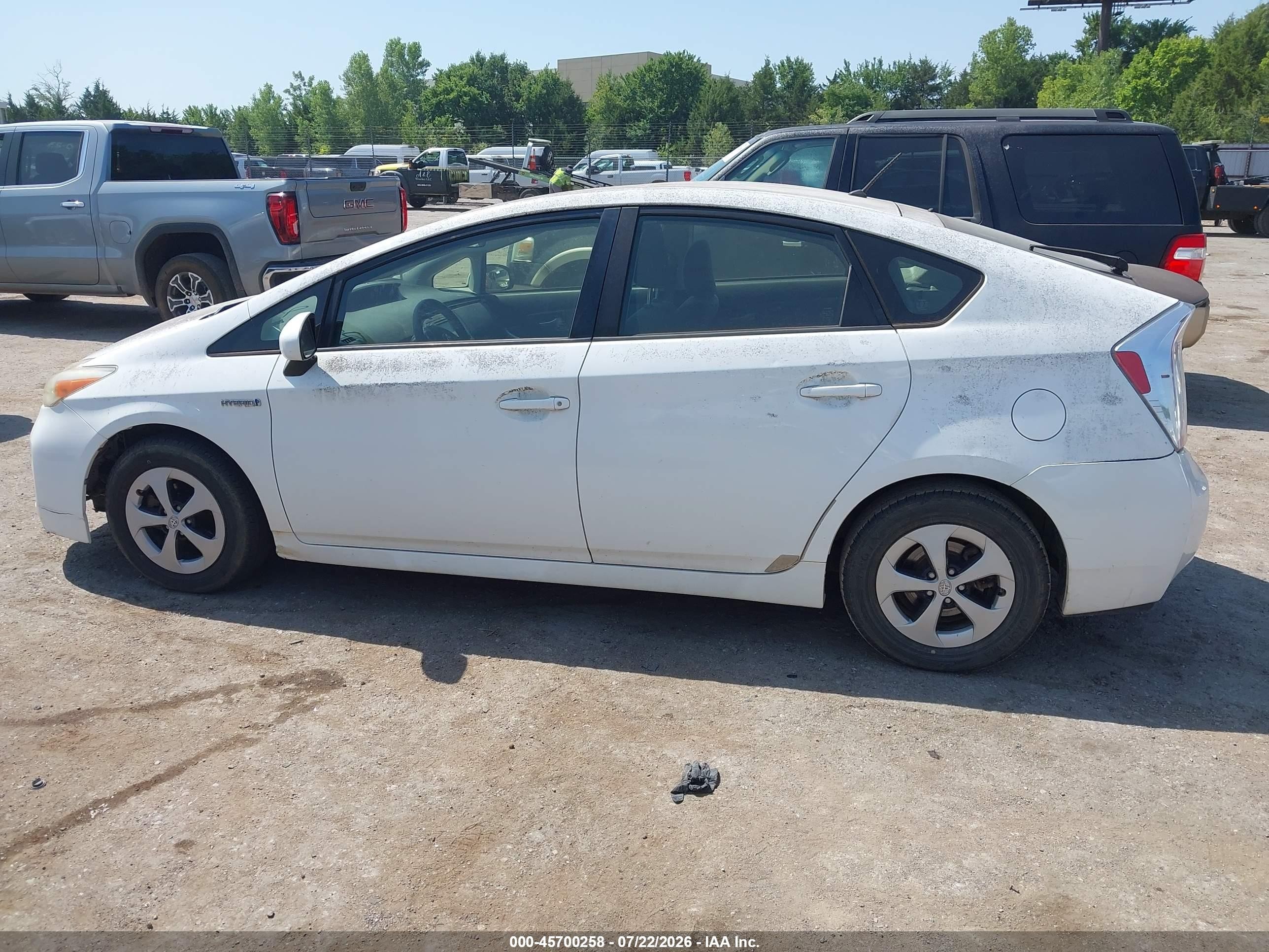 2012 Toyota Prius Two Gray vin: JTDKN3DU0C5489631