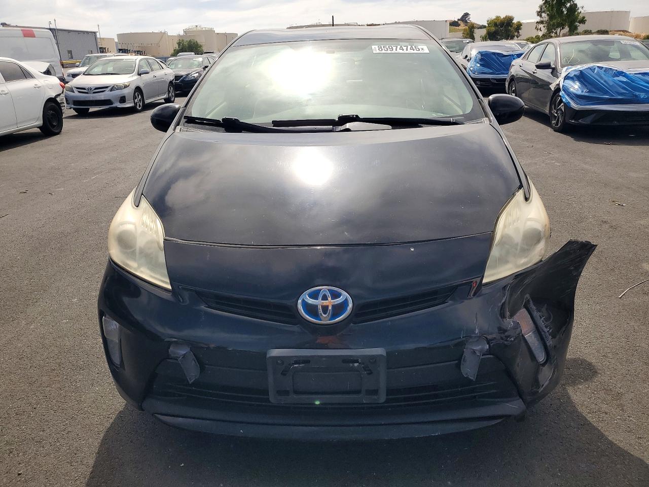2012 Toyota Prius Two Black vin: JTDKN3DU0C5514088