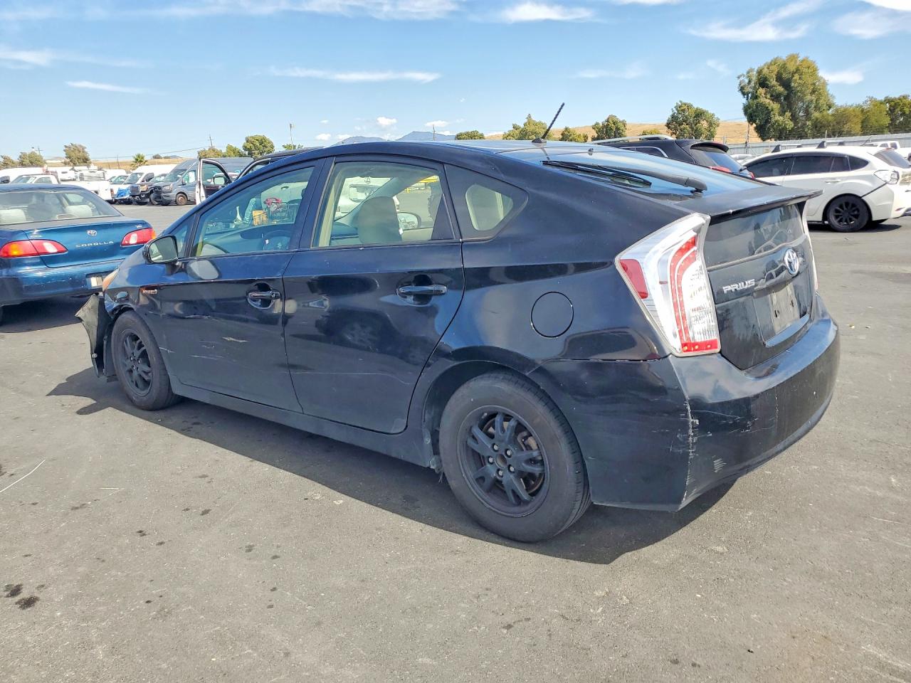 2012 Toyota Prius Two Black vin: JTDKN3DU0C5514088
