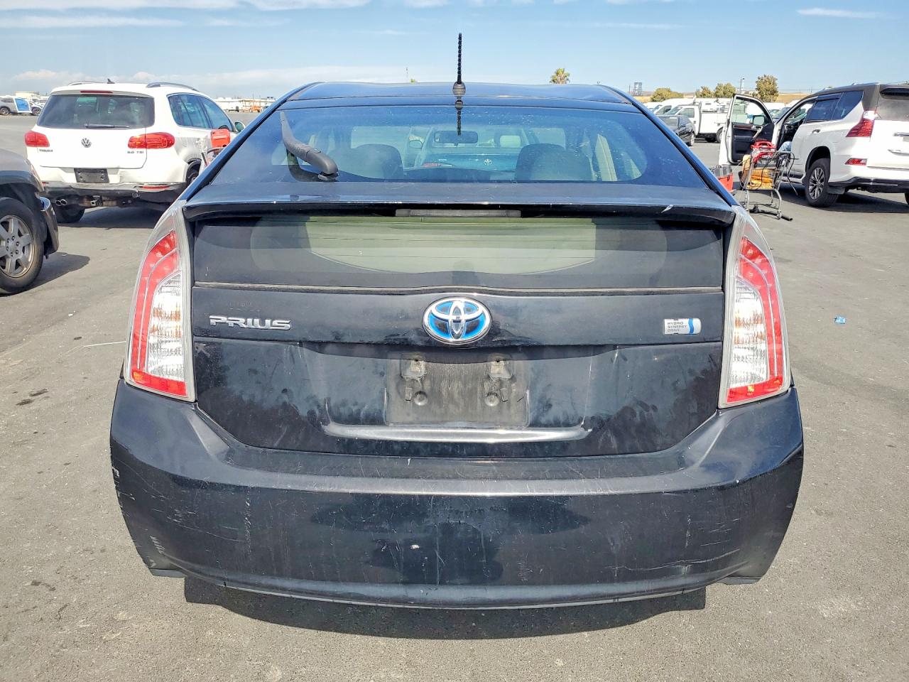 2012 Toyota Prius Two Black vin: JTDKN3DU0C5514088