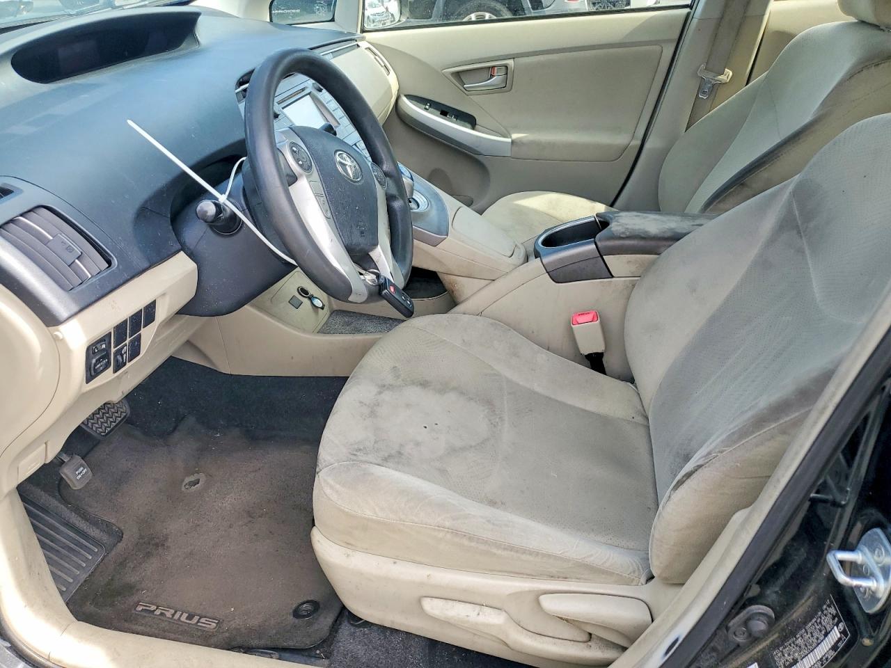 2012 Toyota Prius Two Black vin: JTDKN3DU0C5514088