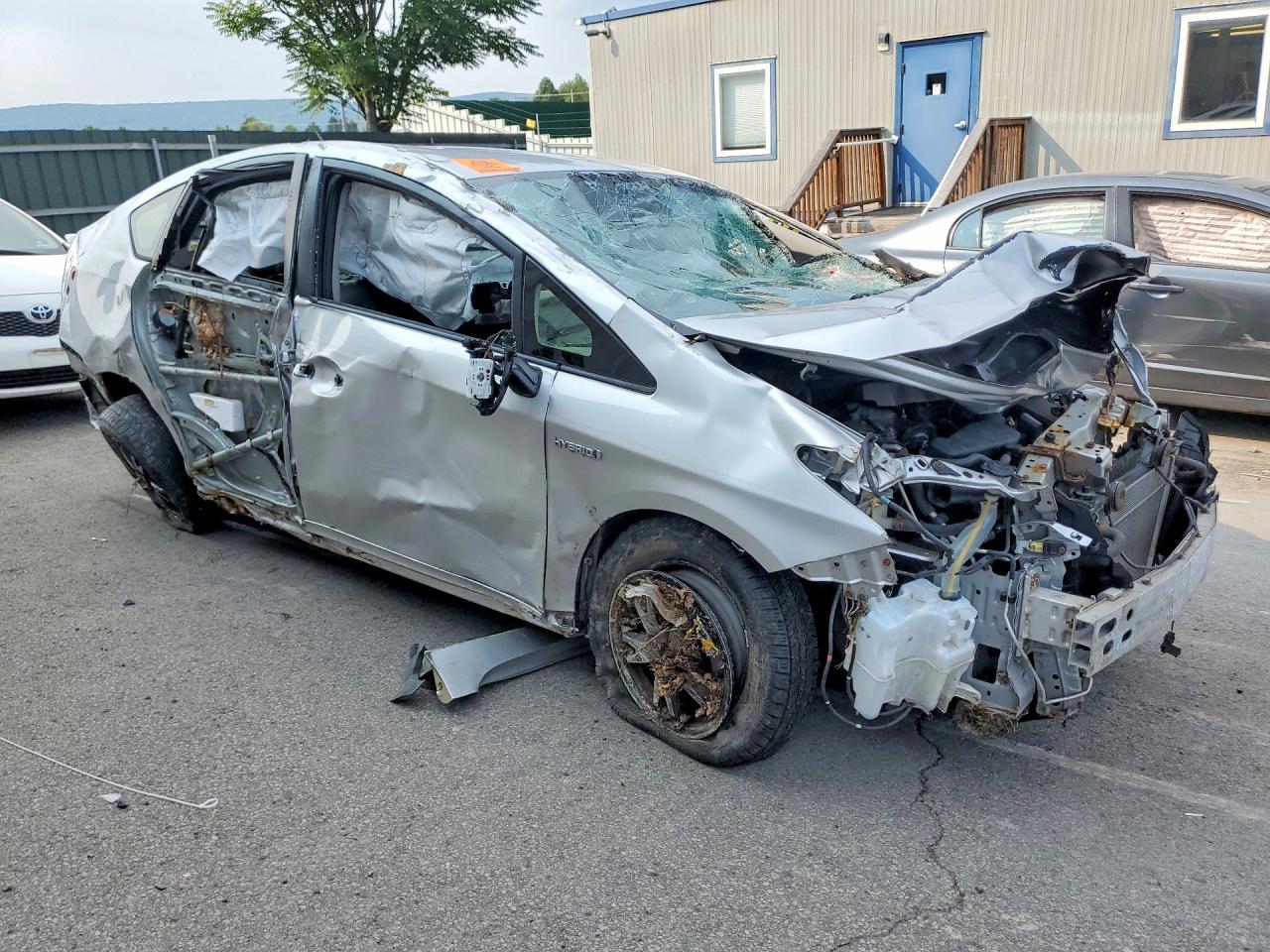 2013 Toyota Prius Two Silver vin: JTDKN3DU0D0337847