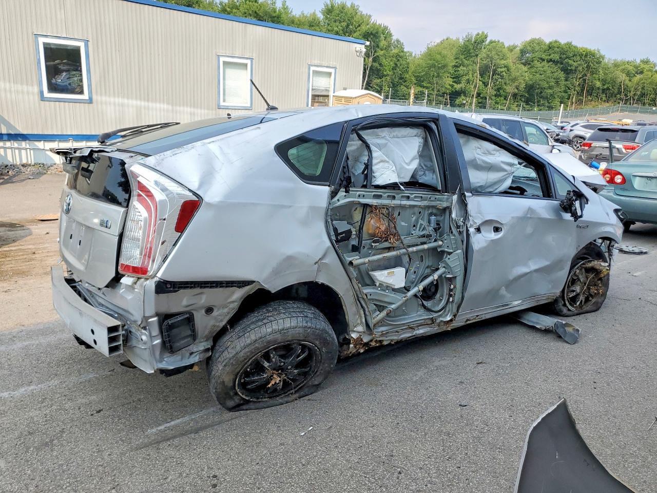 2013 Toyota Prius Two Silver vin: JTDKN3DU0D0337847