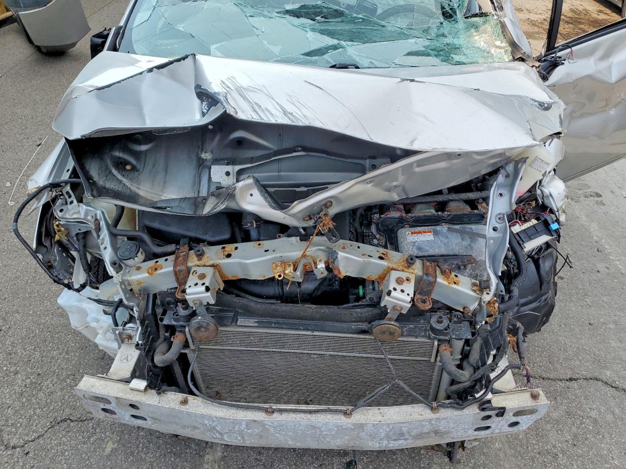 2013 Toyota Prius Two Silver vin: JTDKN3DU0D0337847