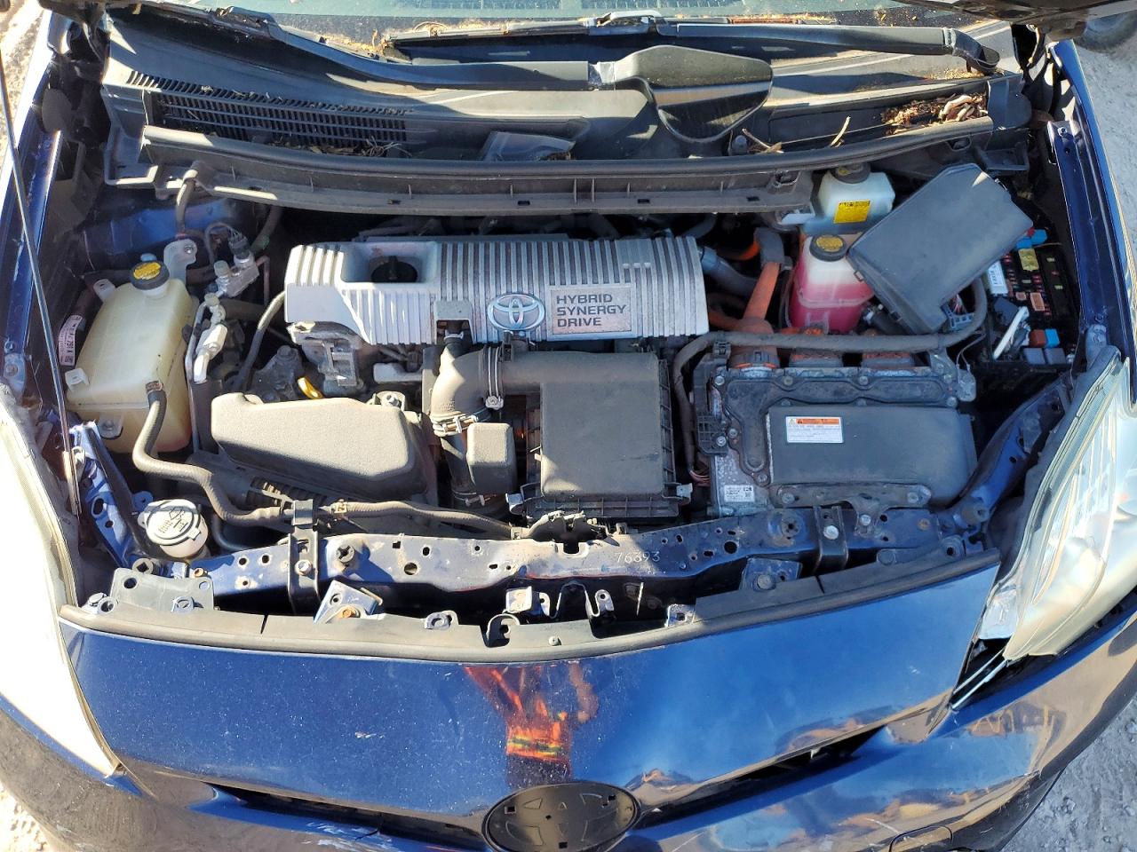 2013 Toyota Prius One Blue vin: JTDKN3DU0D1641951