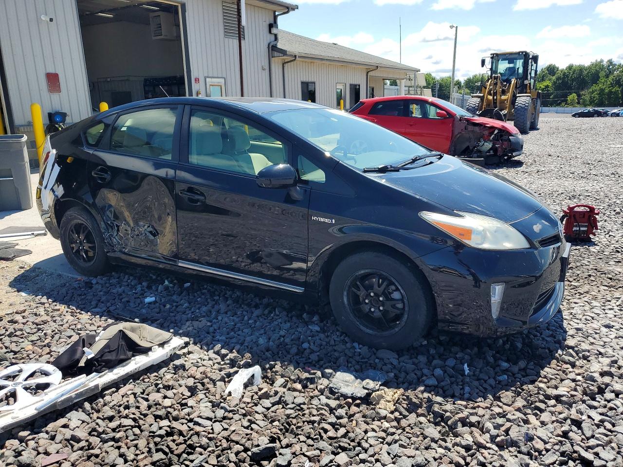 2013 Toyota Prius Two Black vin: JTDKN3DU0D1643053