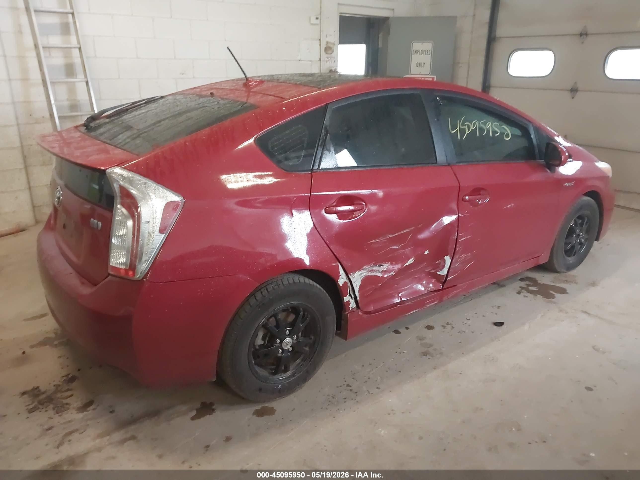 2013 Toyota Prius Four Red vin: JTDKN3DU0D1680894