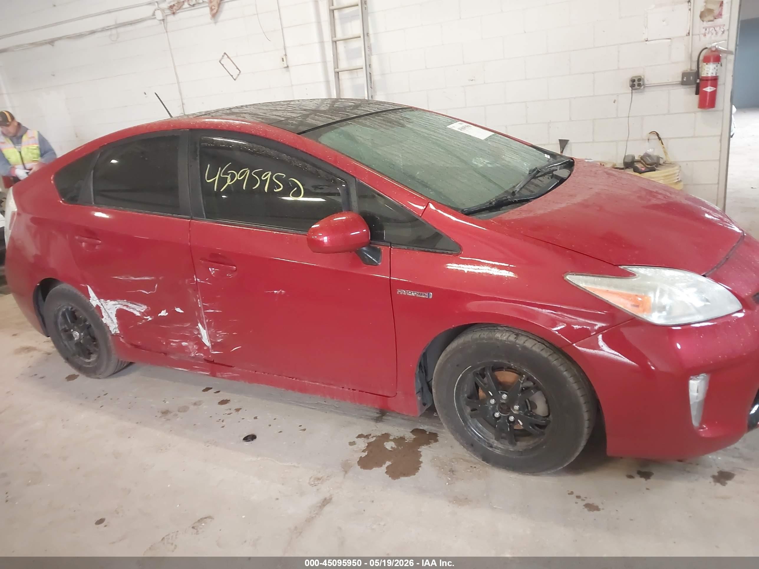2013 Toyota Prius Four Red vin: JTDKN3DU0D1680894