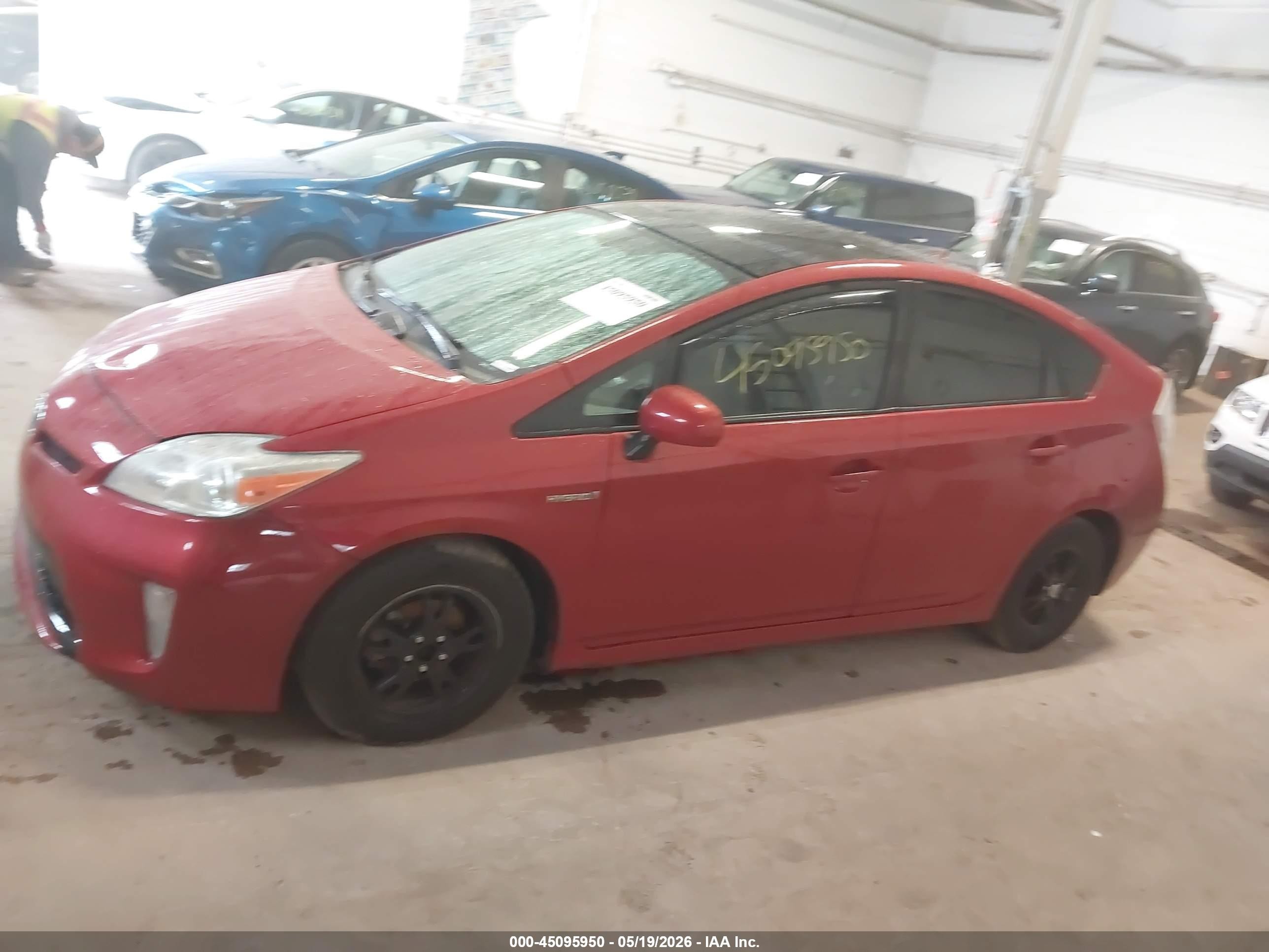 2013 Toyota Prius Four Red vin: JTDKN3DU0D1680894