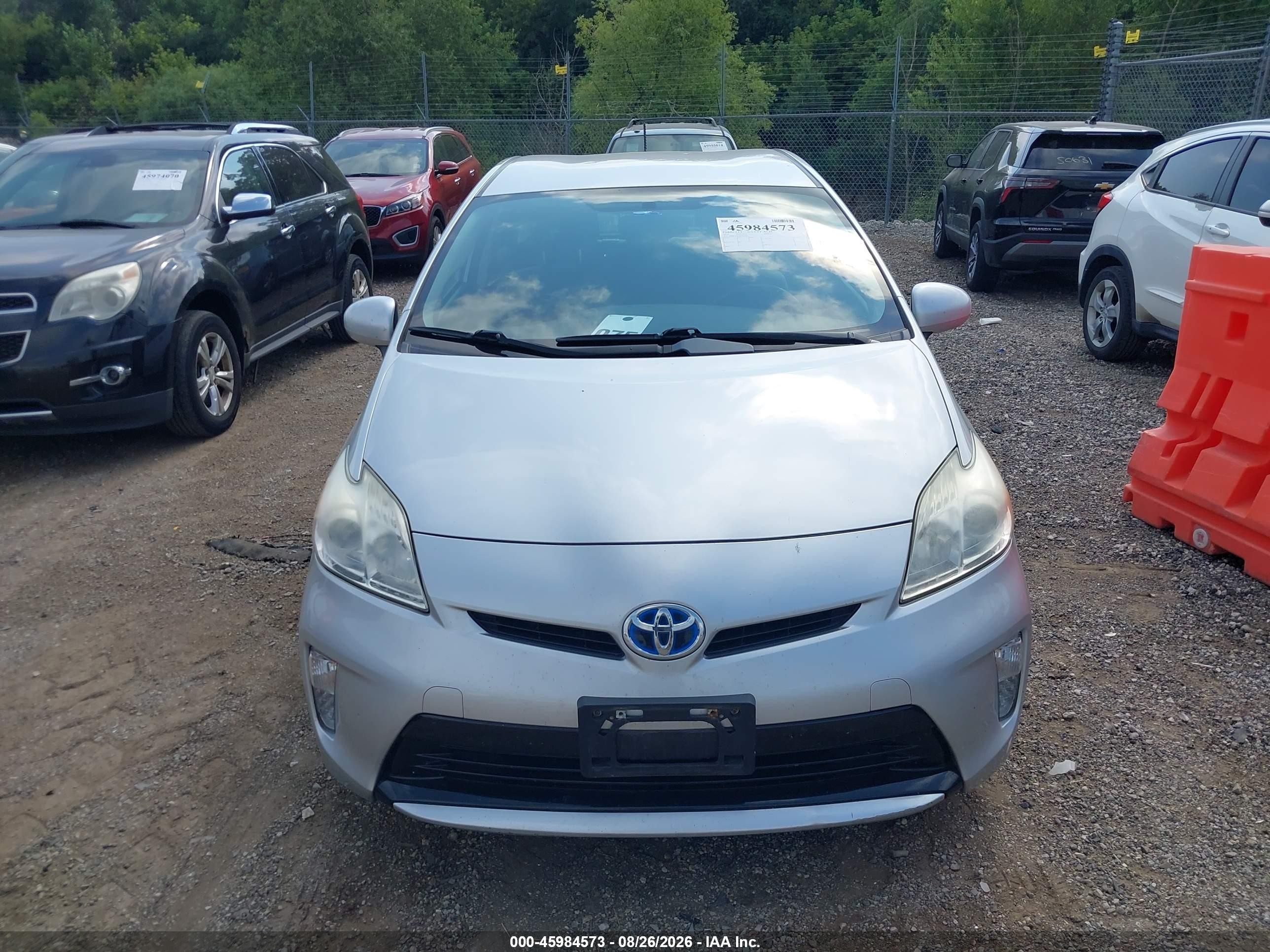 2013 Toyota Prius Two Silver vin: JTDKN3DU0D1689403