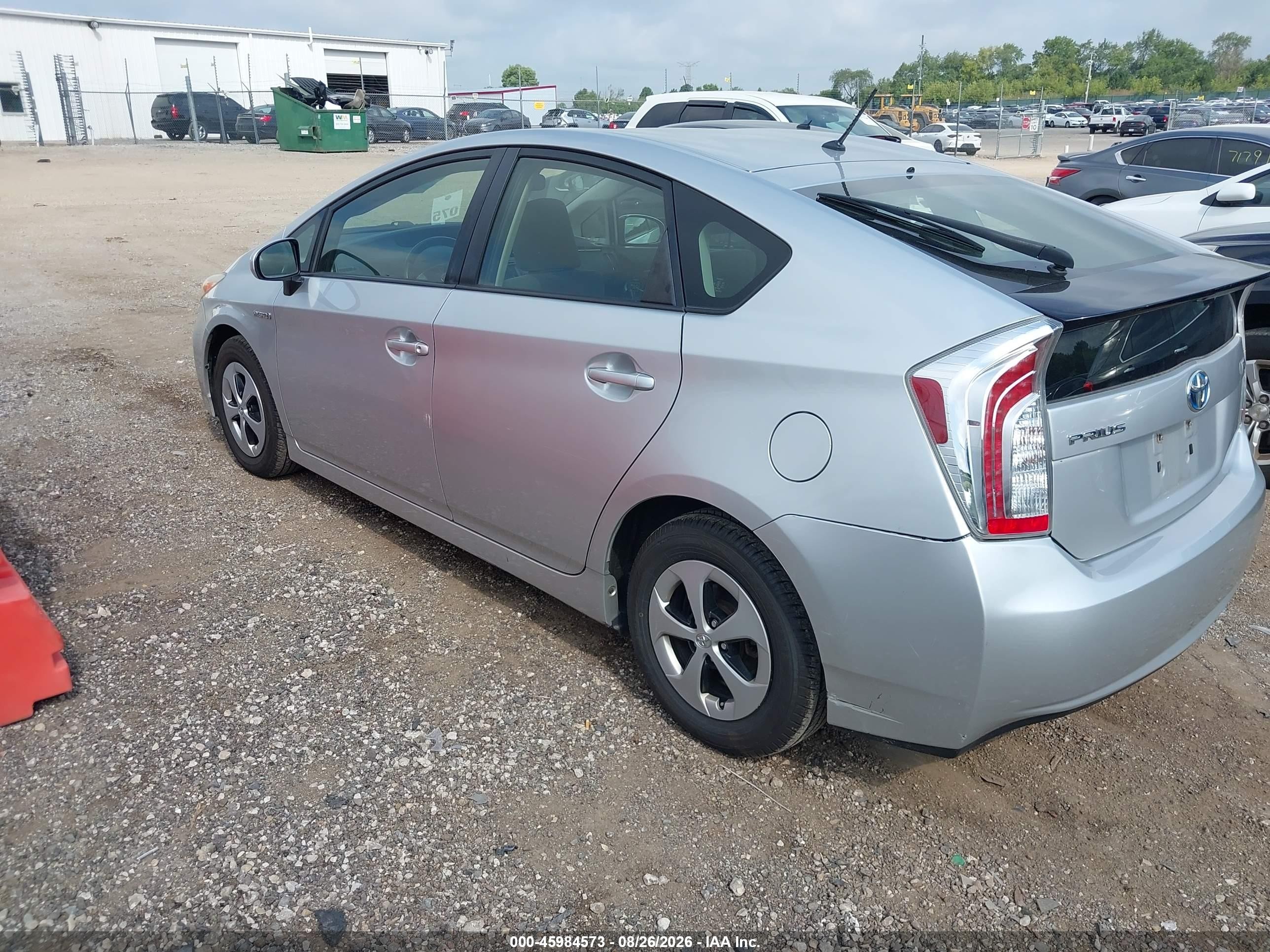 2013 Toyota Prius Two Silver vin: JTDKN3DU0D1689403