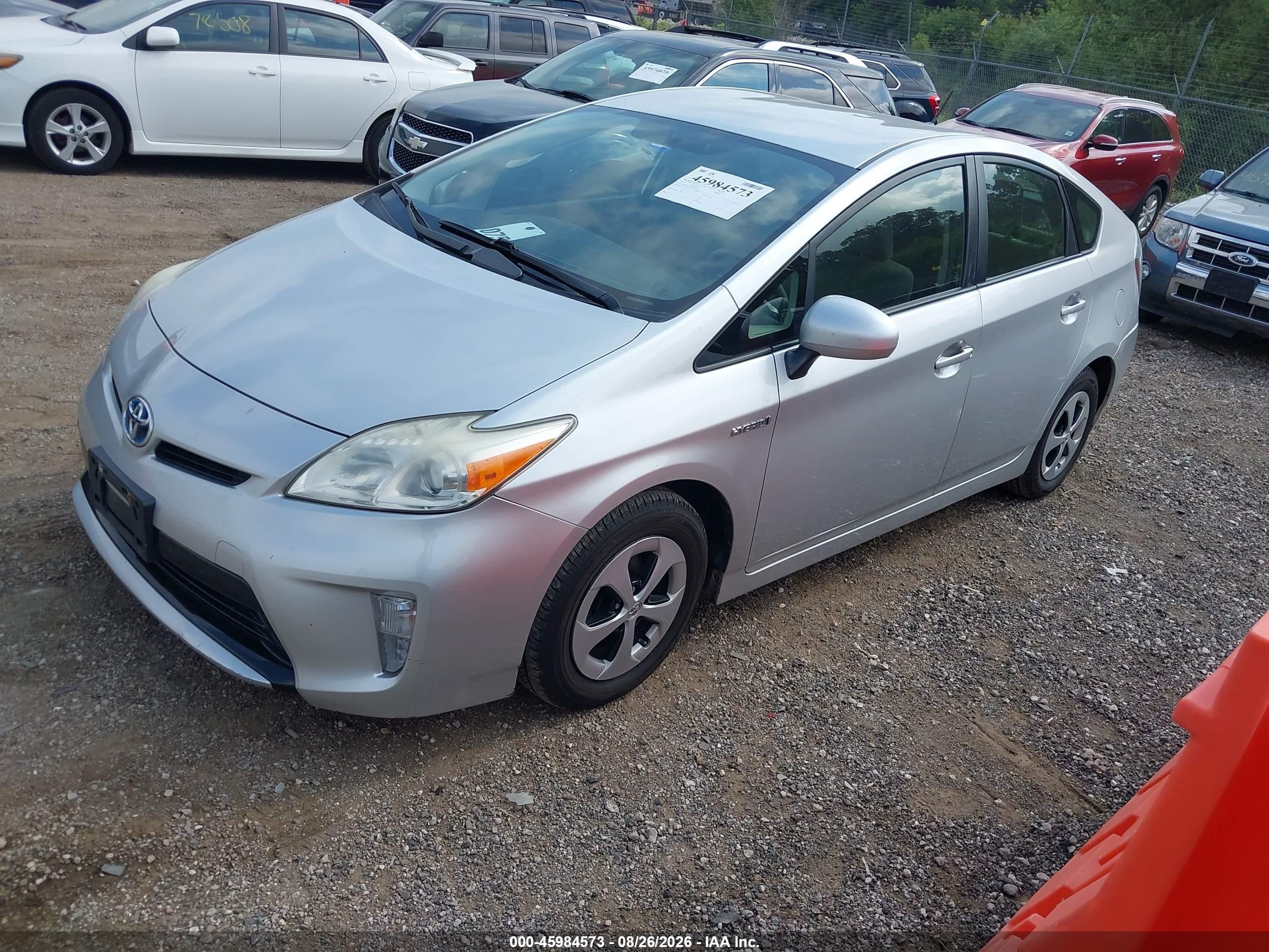 2013 Toyota Prius Two Silver vin: JTDKN3DU0D1689403