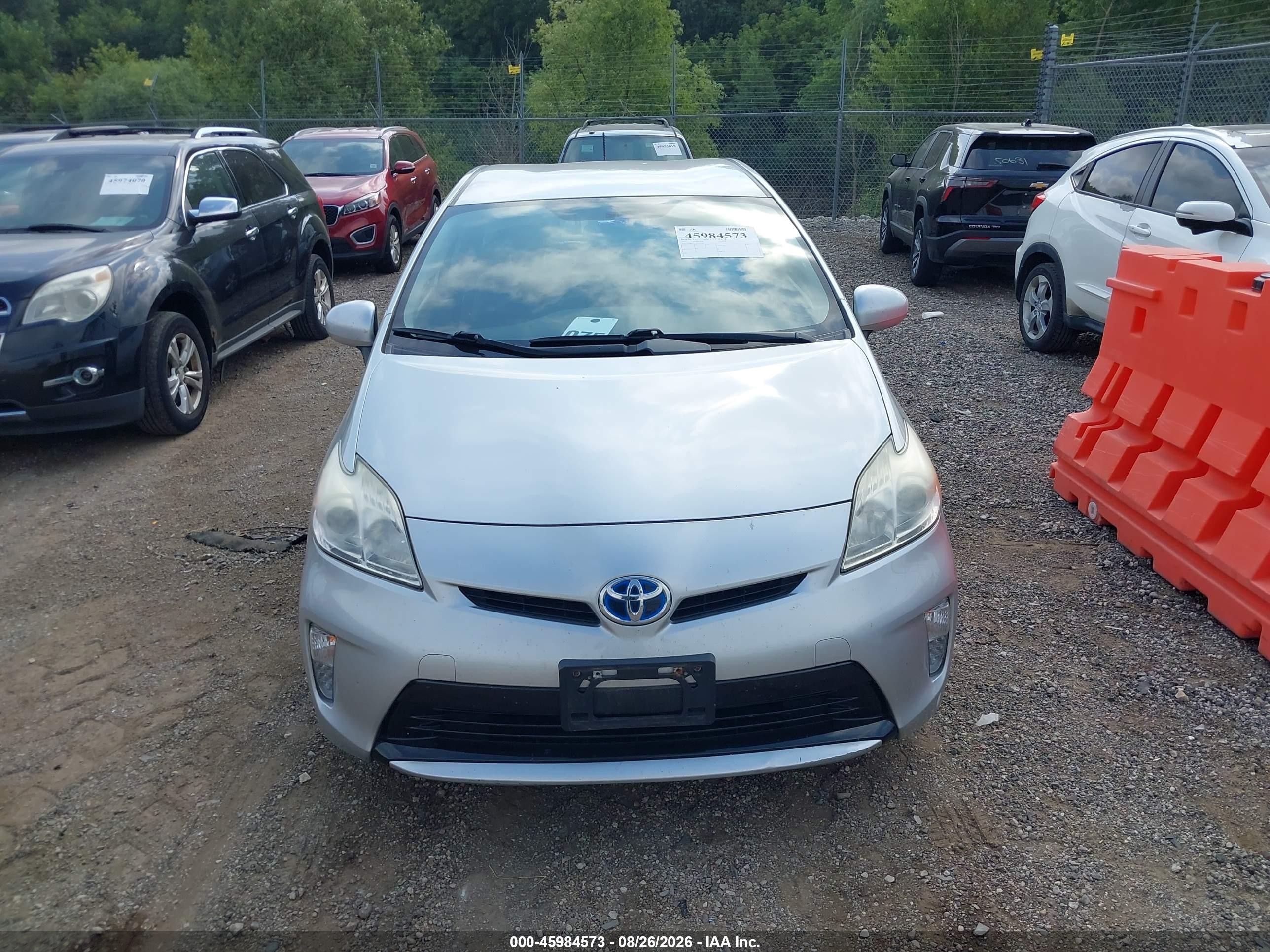 2013 Toyota Prius Two Silver vin: JTDKN3DU0D1689403
