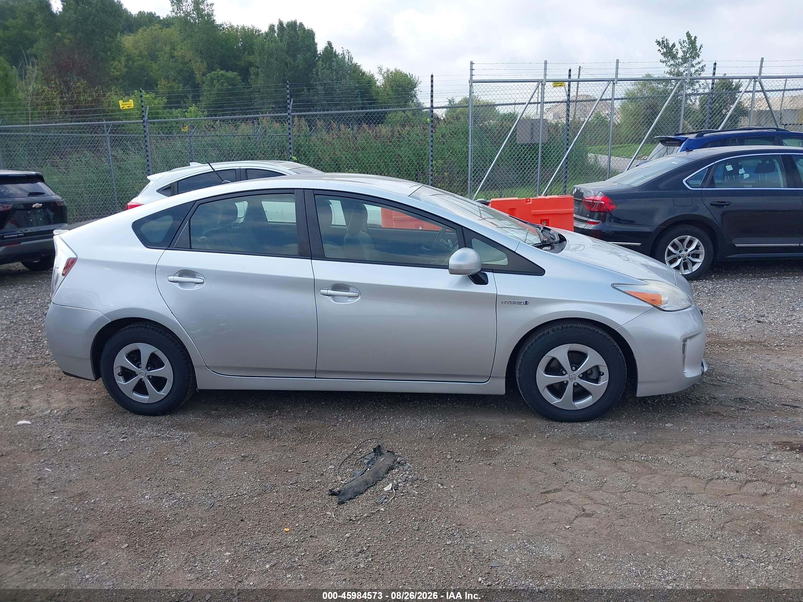 2013 Toyota Prius Two Silver vin: JTDKN3DU0D1689403