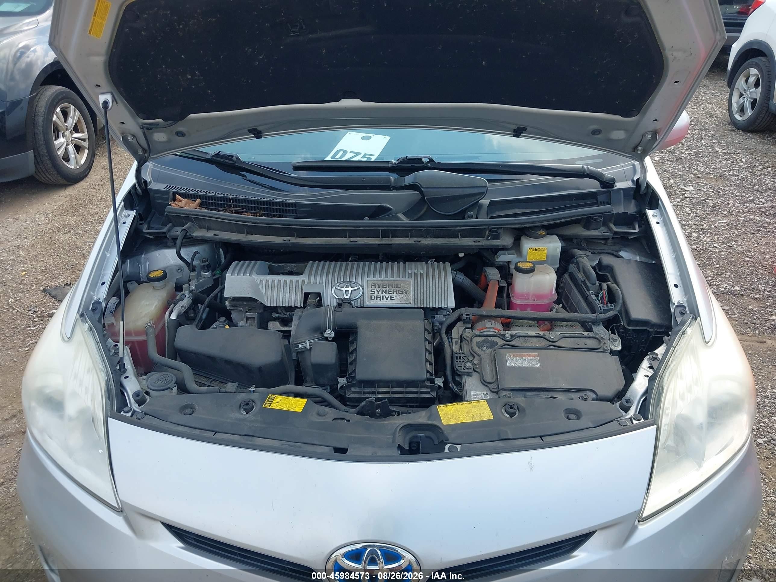 2013 Toyota Prius Two Silver vin: JTDKN3DU0D1689403