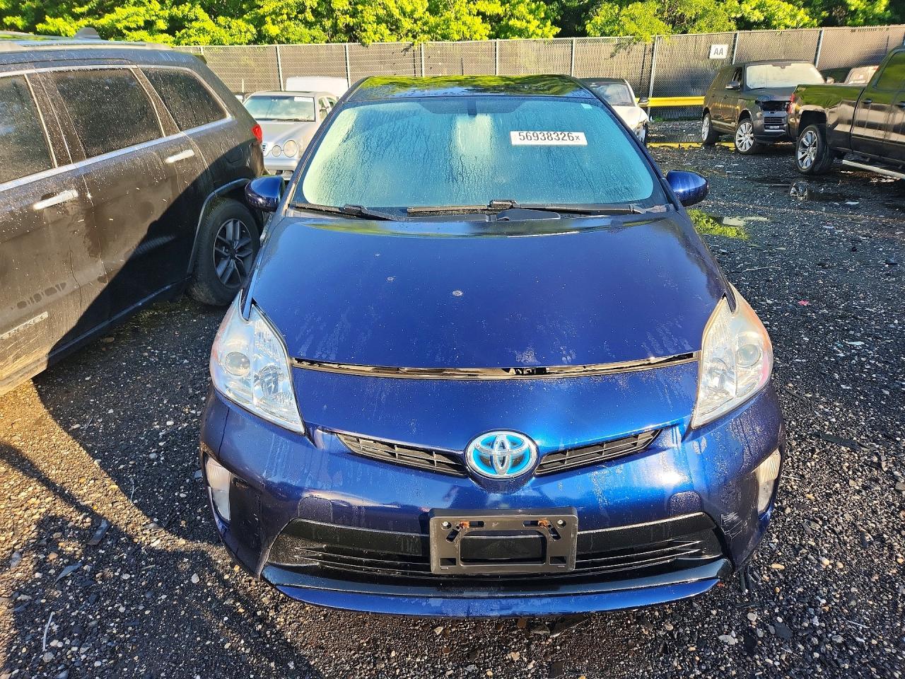 2013 Toyota Prius Four Синий vin: JTDKN3DU0D1730175