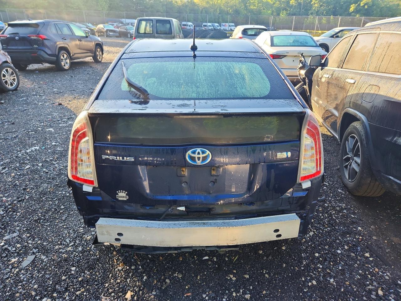 2013 Toyota Prius Four Синий vin: JTDKN3DU0D1730175