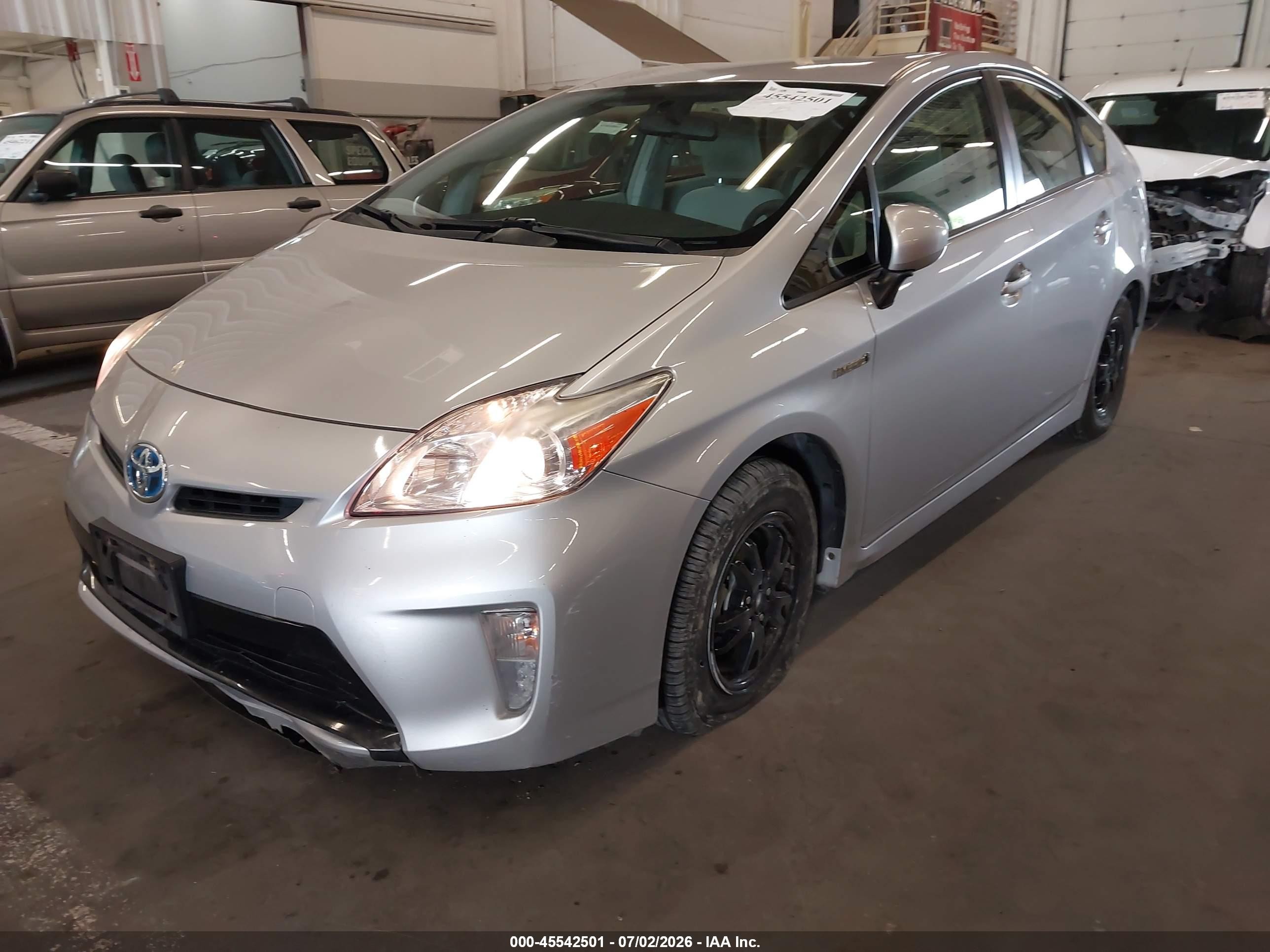 2013 Toyota Prius Two Gray vin: JTDKN3DU0D5545648