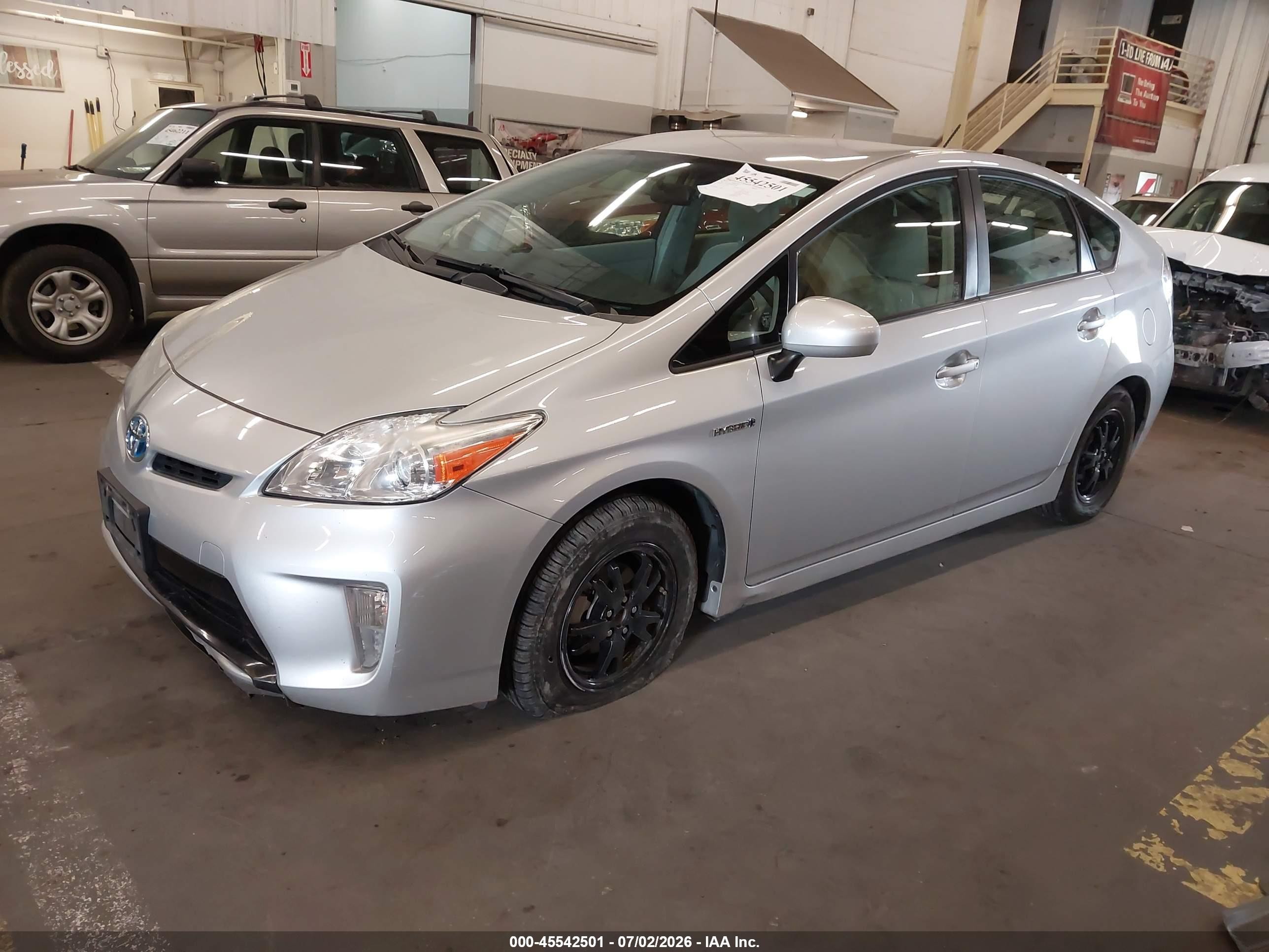 2013 Toyota Prius Two Gray vin: JTDKN3DU0D5545648