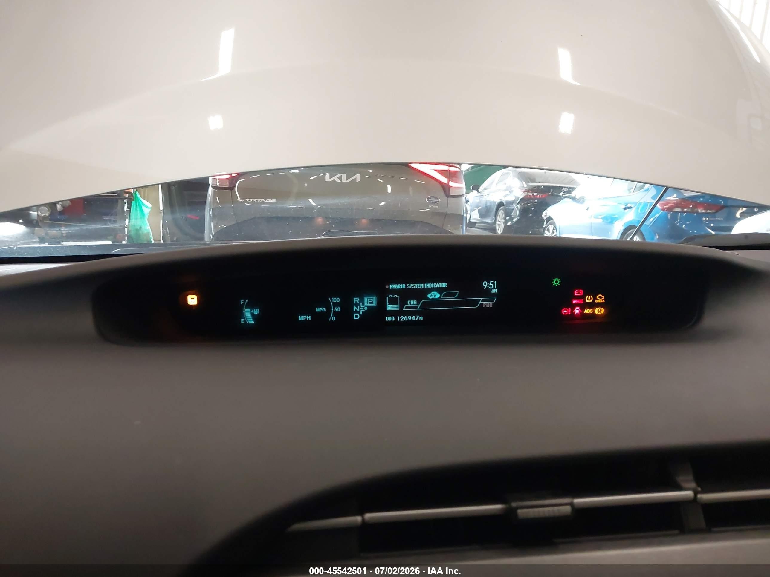 2013 Toyota Prius Two Gray vin: JTDKN3DU0D5545648