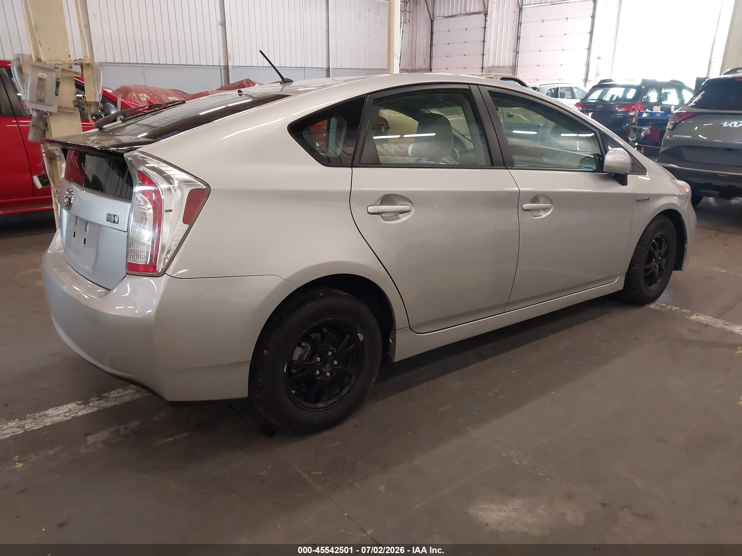 2013 Toyota Prius Two Gray vin: JTDKN3DU0D5545648