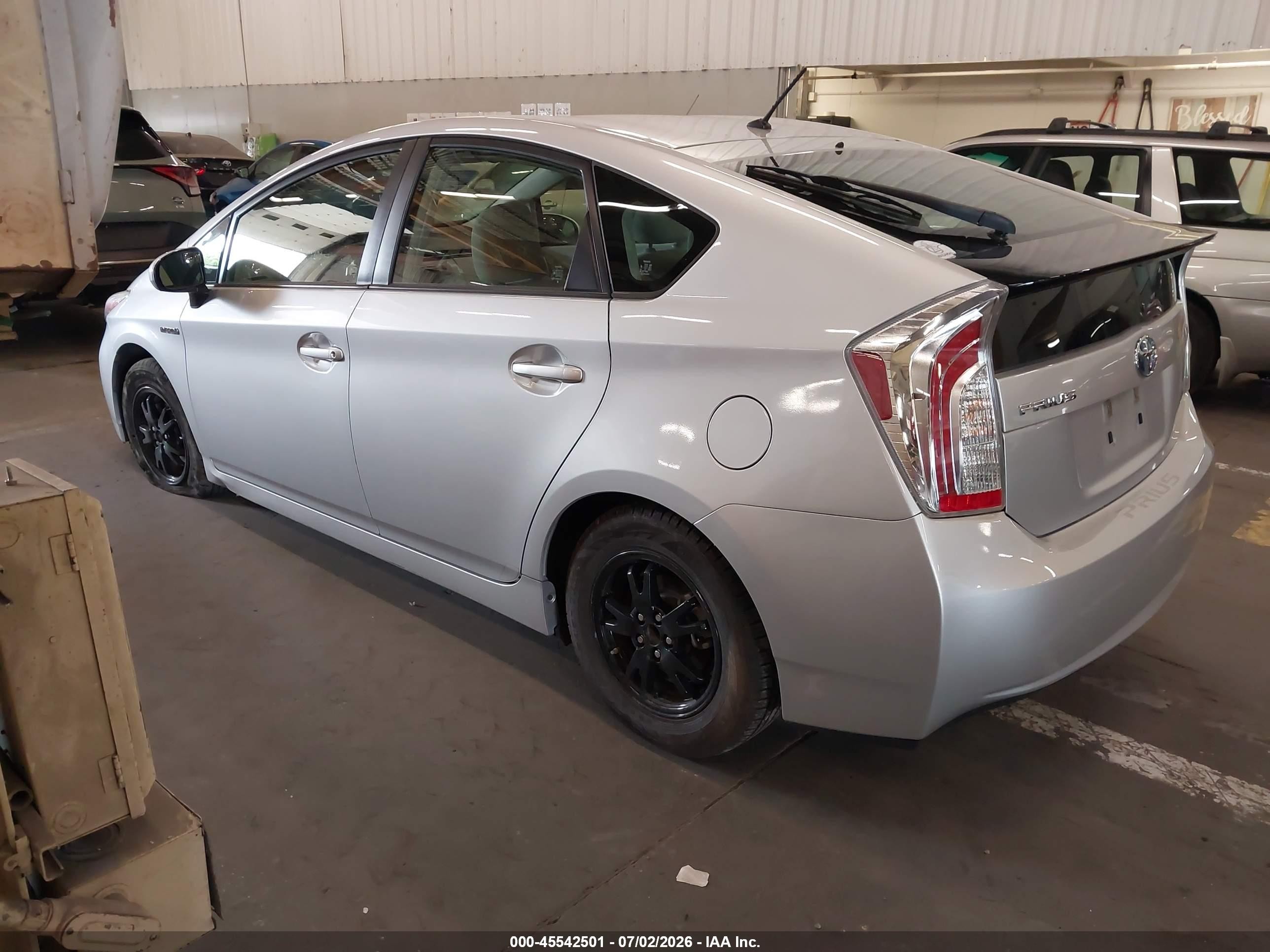2013 Toyota Prius Two Gray vin: JTDKN3DU0D5545648