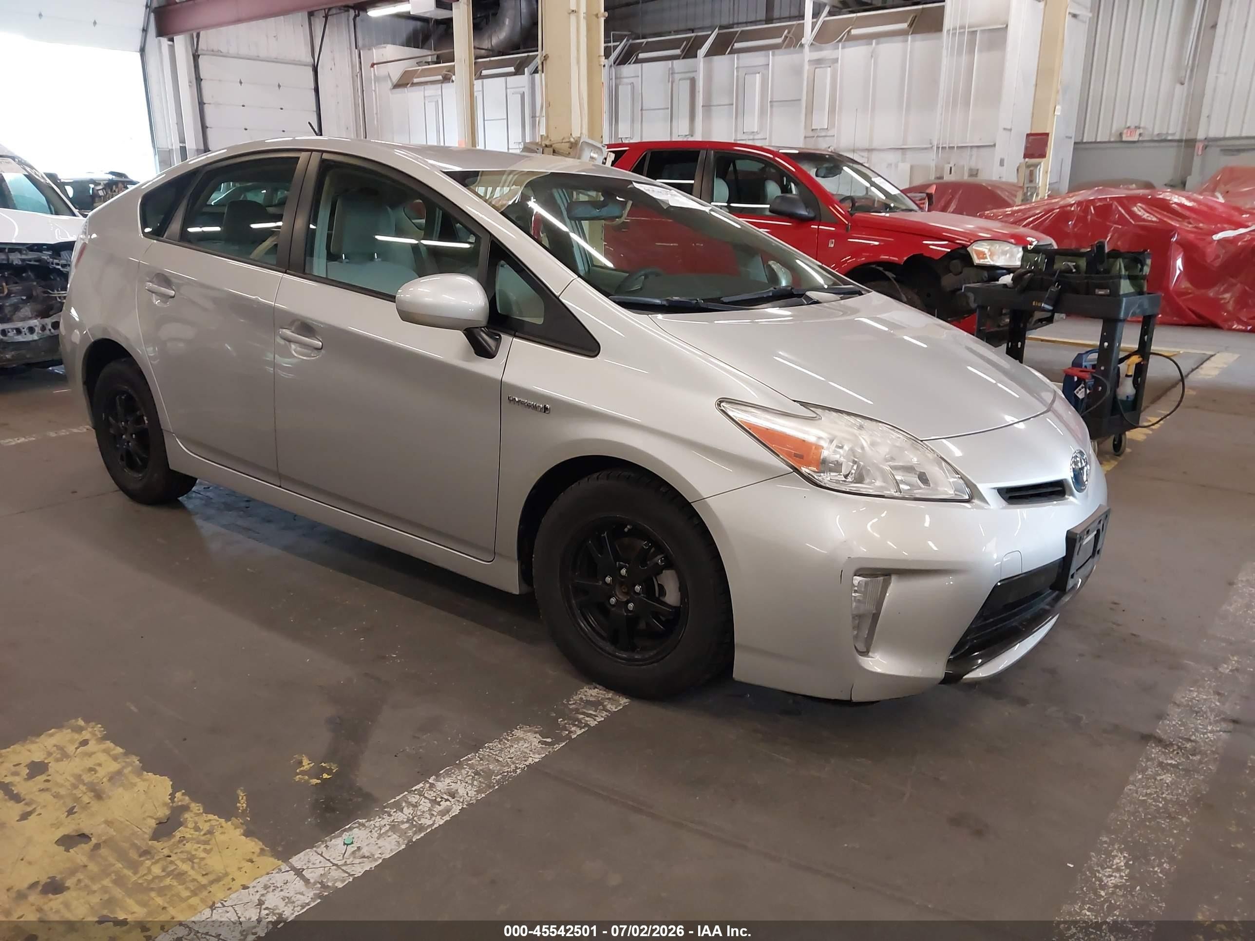 2013 Toyota Prius Two Gray vin: JTDKN3DU0D5545648