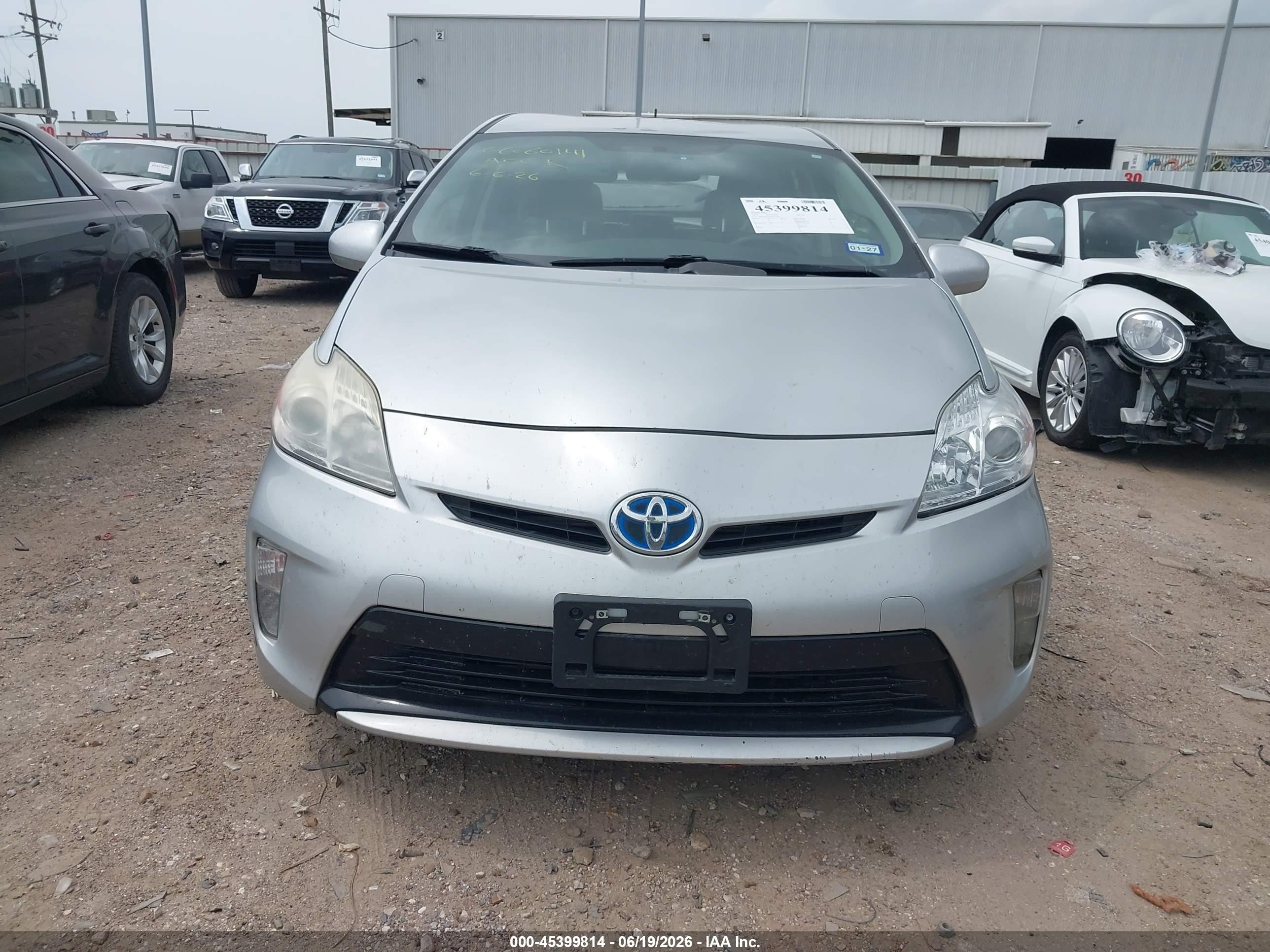 2013 Toyota Prius Two Silver vin: JTDKN3DU0D5555449