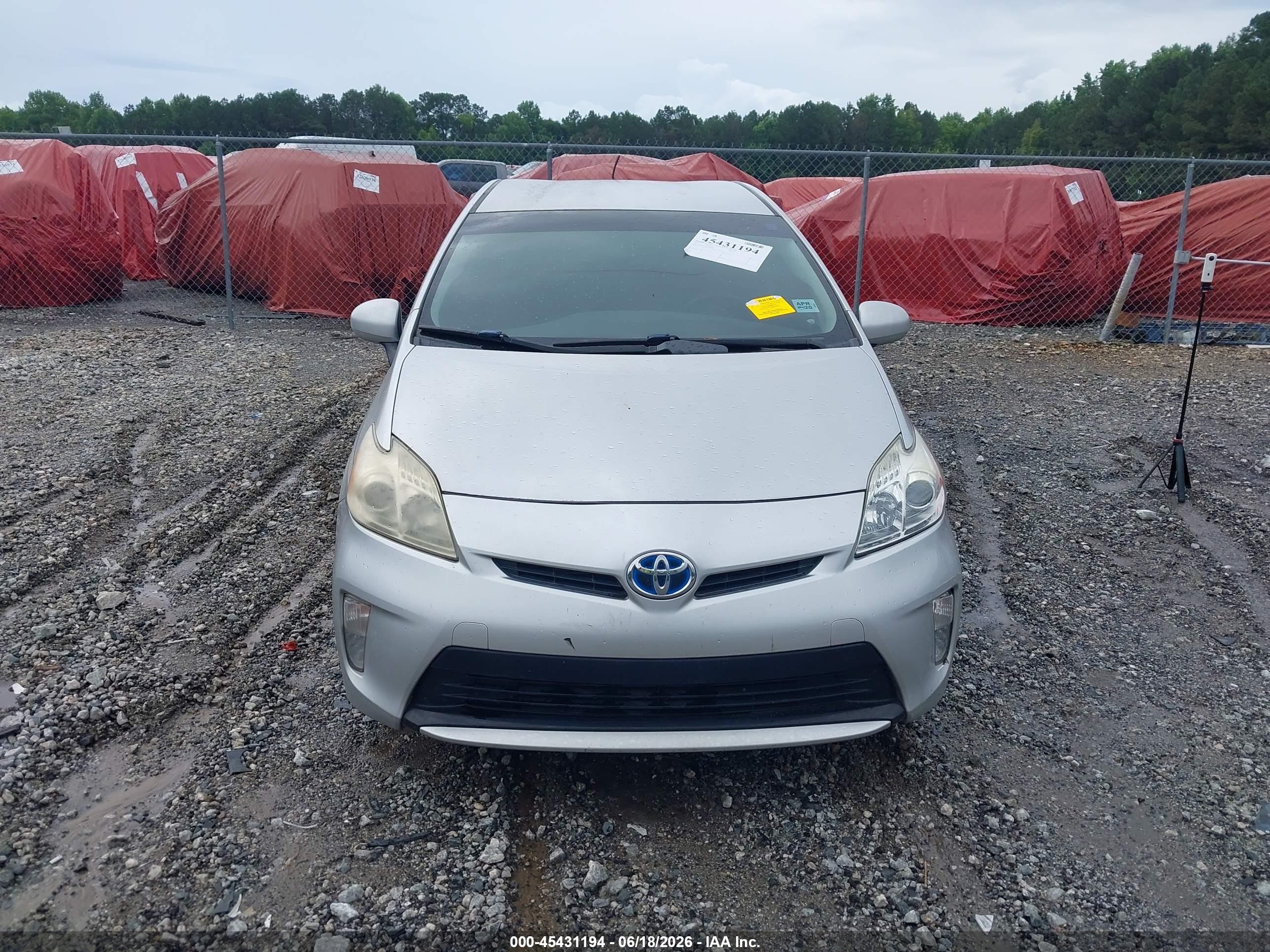 2013 Toyota Prius Two Gray vin: JTDKN3DU0D5578648