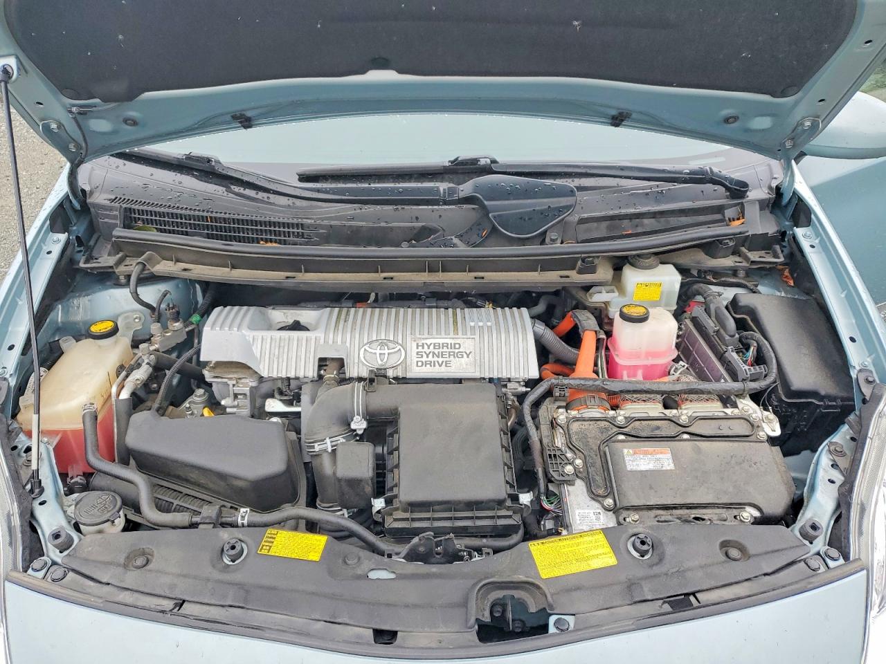 2013 Toyota Prius Two Бирюзовый vin: JTDKN3DU0D5600681