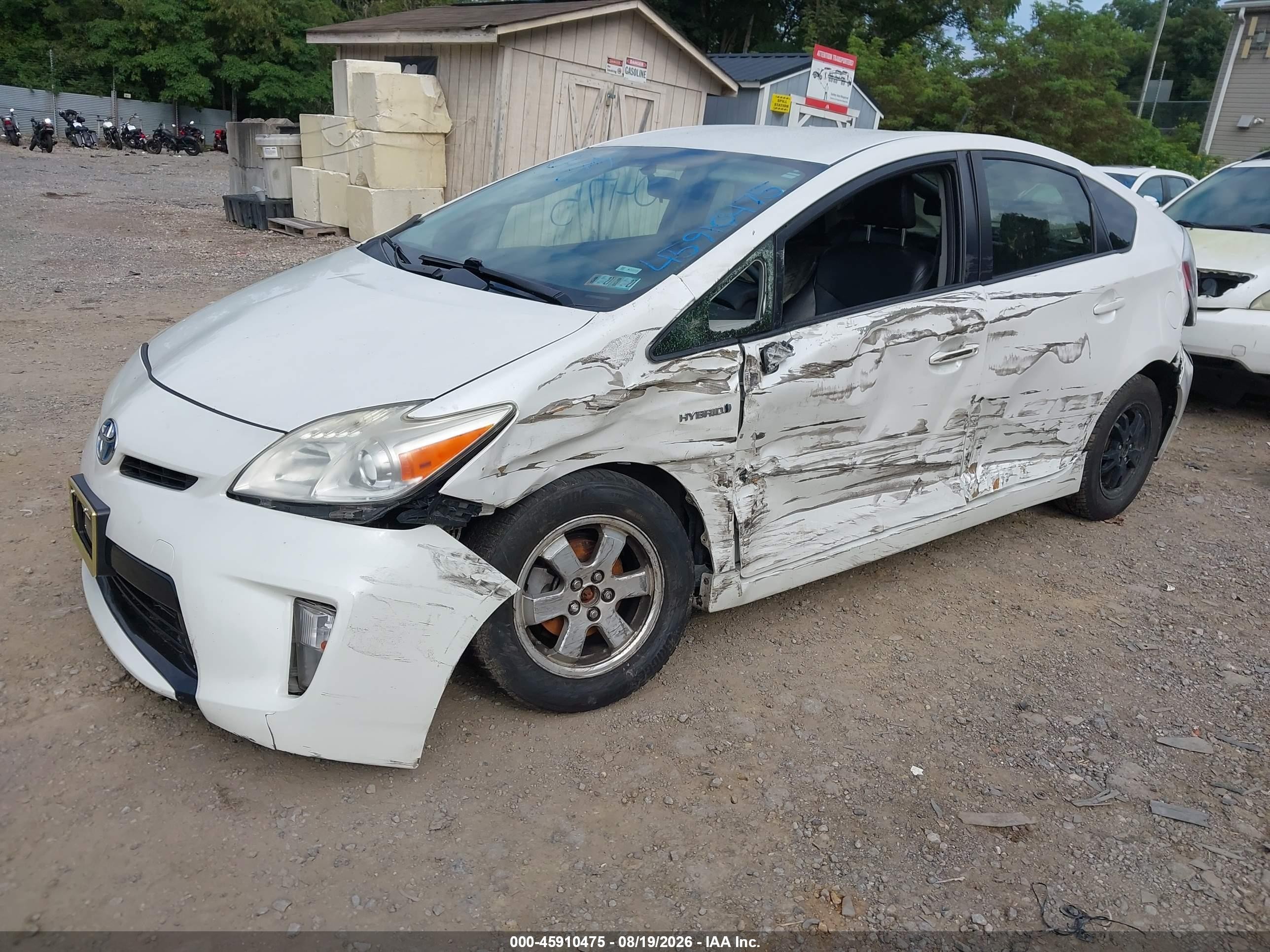 2013 Toyota Prius Three Se White vin: JTDKN3DU0D5624091