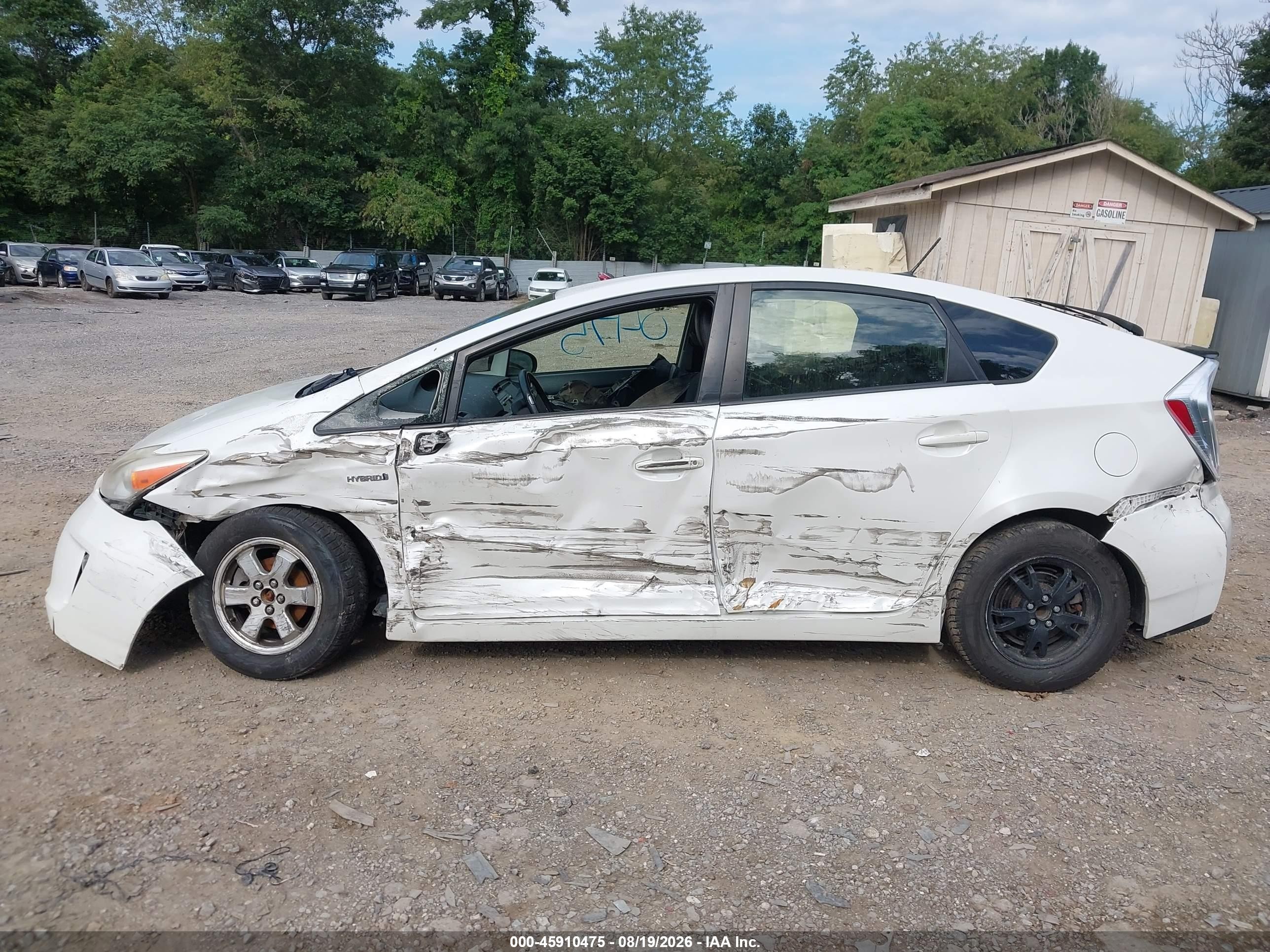 2013 Toyota Prius Three Se White vin: JTDKN3DU0D5624091