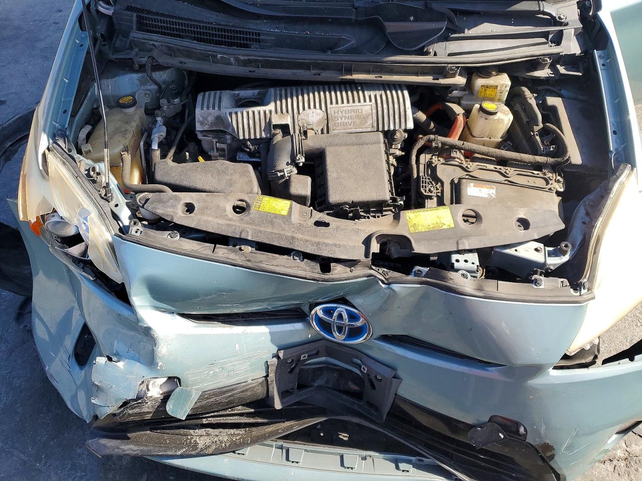 2013 Toyota Prius Two Turquoise vin: JTDKN3DU0D5625838