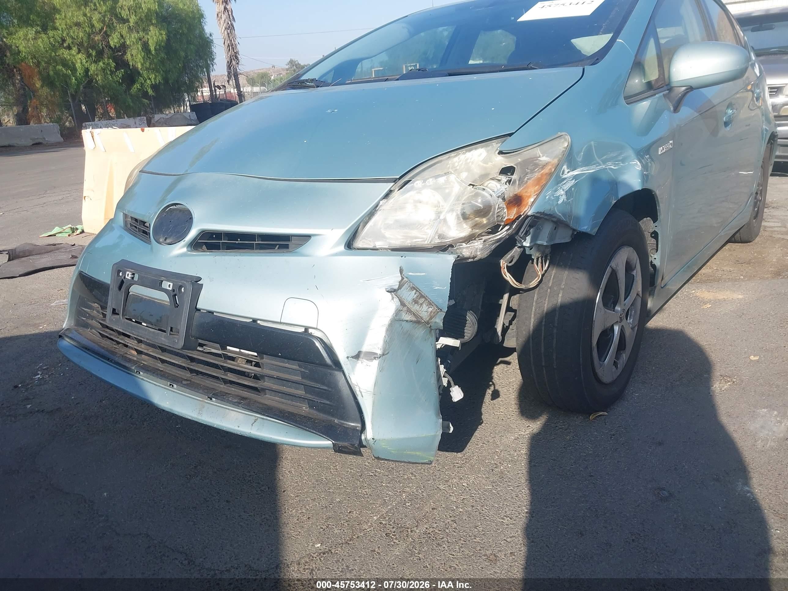 2013 Toyota Prius Four Blue vin: JTDKN3DU0D5649136