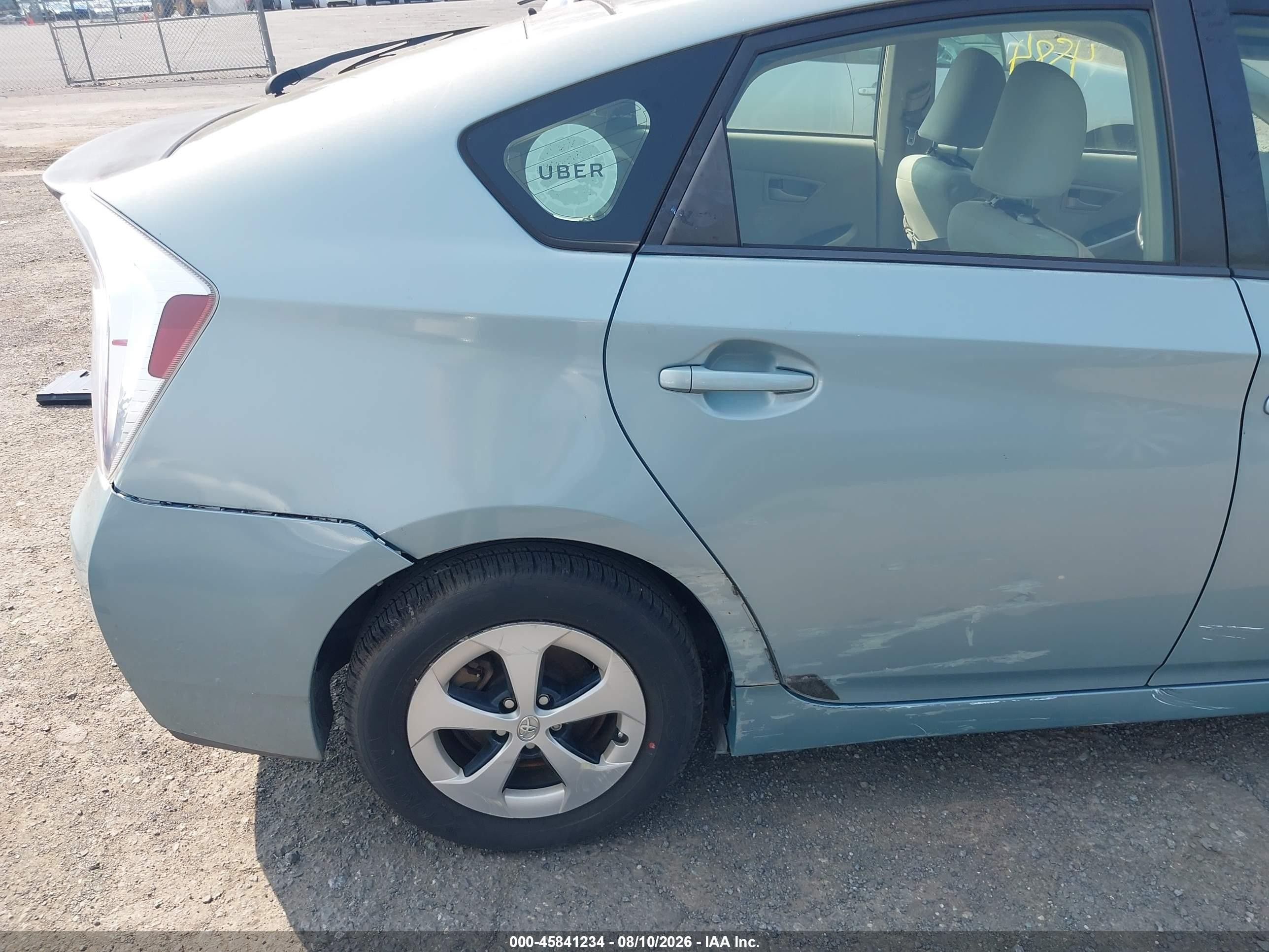 2013 Toyota Prius Three Teal vin: JTDKN3DU0D5651825