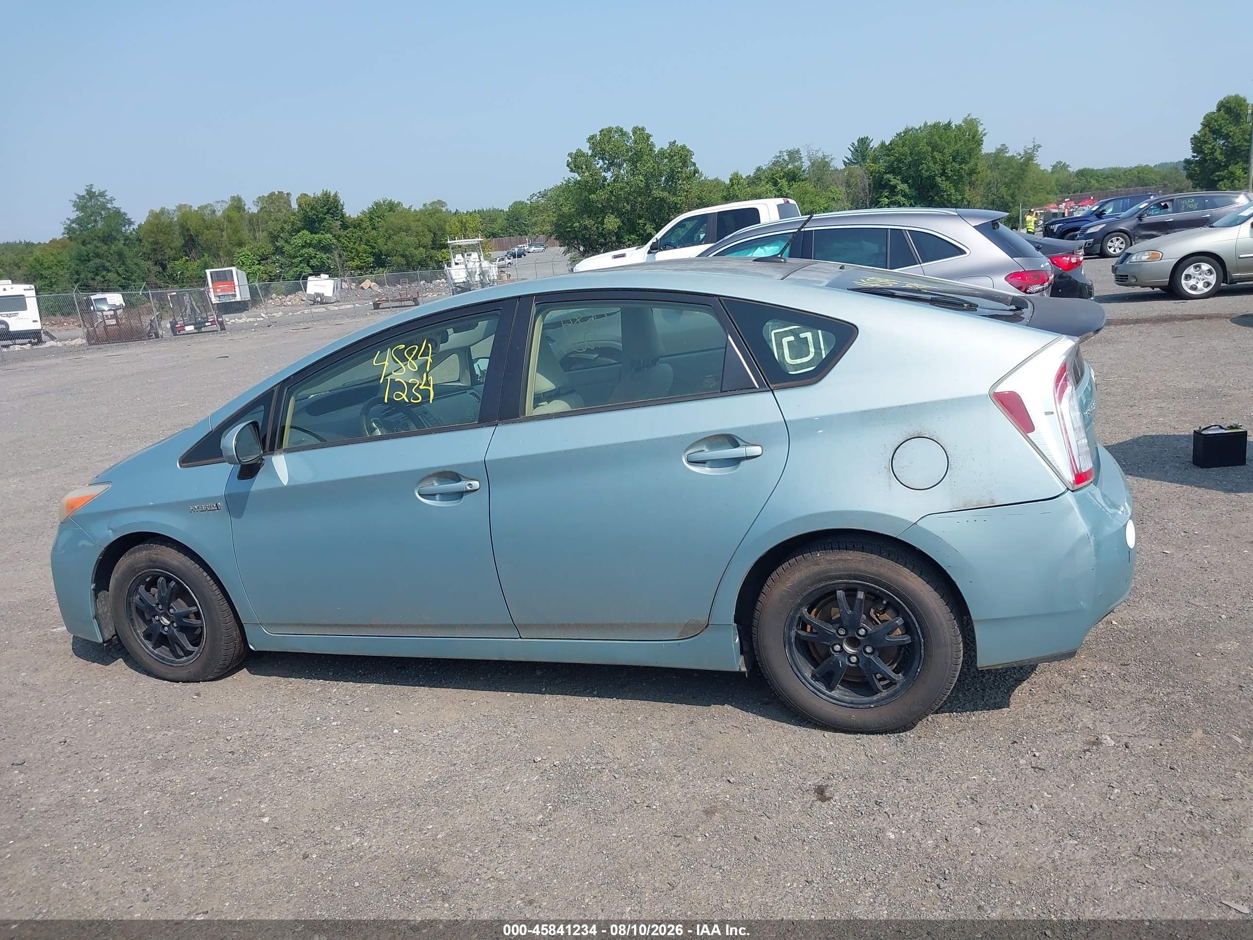2013 Toyota Prius Three Teal vin: JTDKN3DU0D5651825