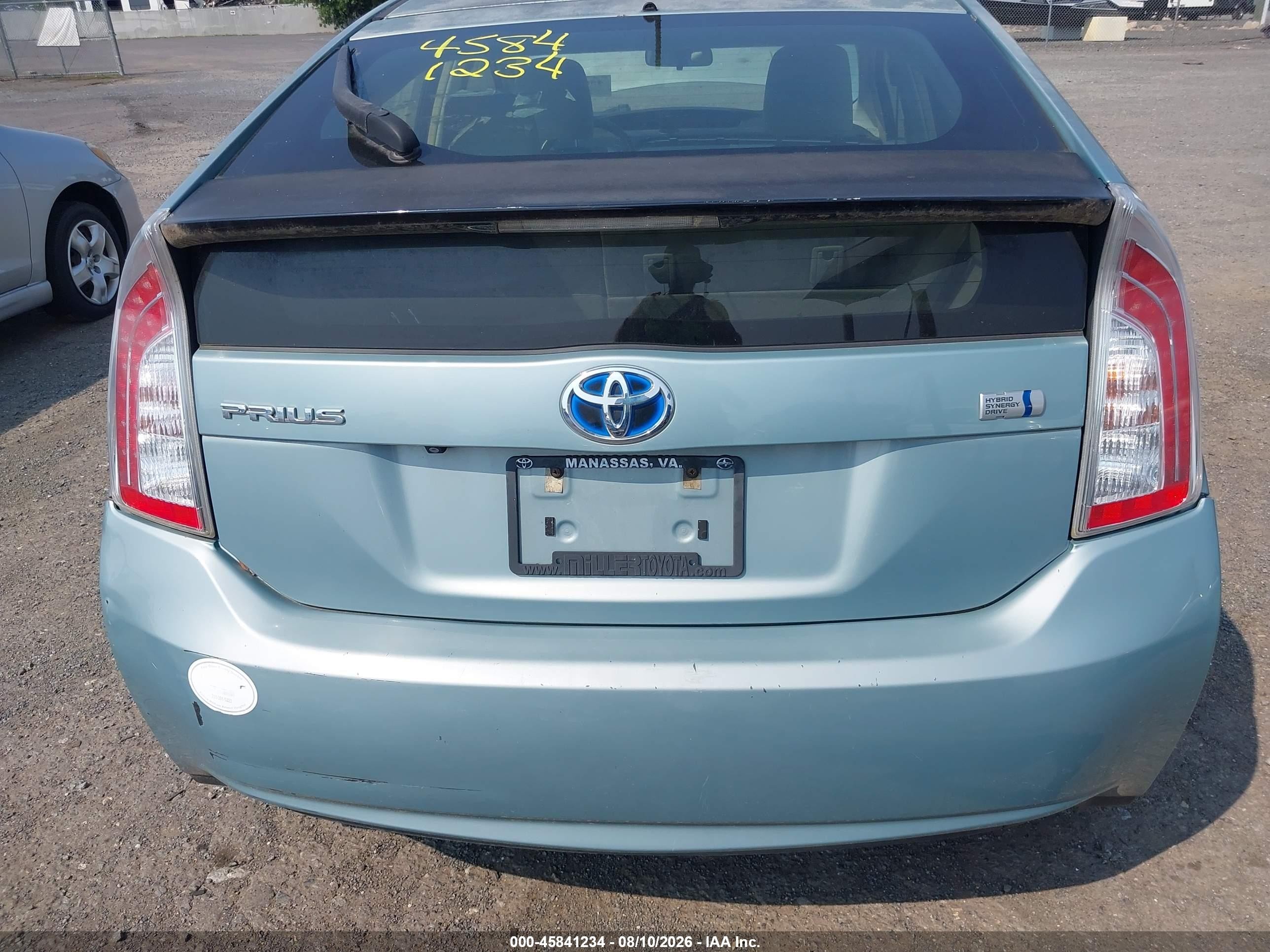 2013 Toyota Prius Three Teal vin: JTDKN3DU0D5651825