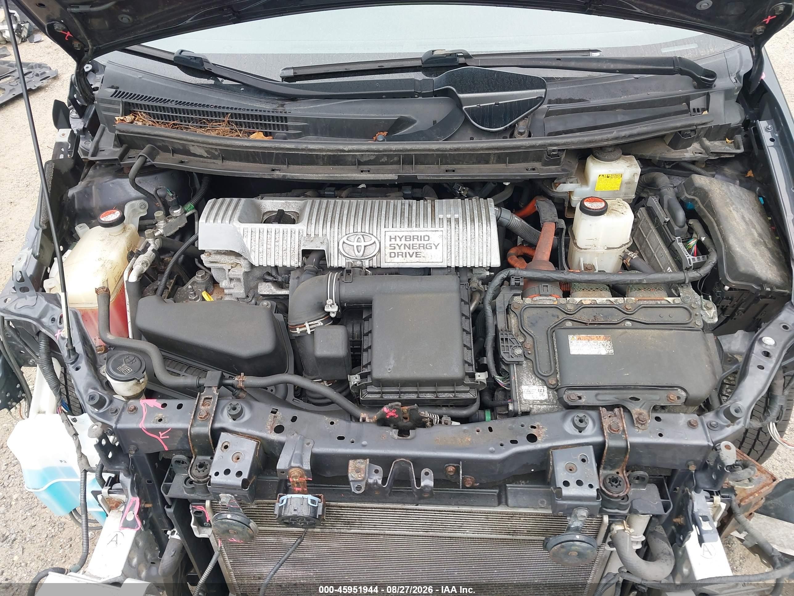 2014 Toyota Prius Two Gray vin: JTDKN3DU0E0390002